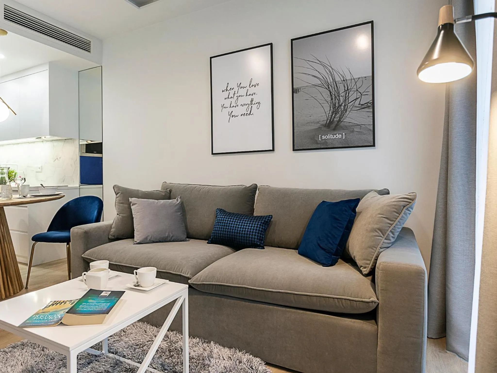 Living room in VacationClub - Baltic Park Fort Apartament E.303