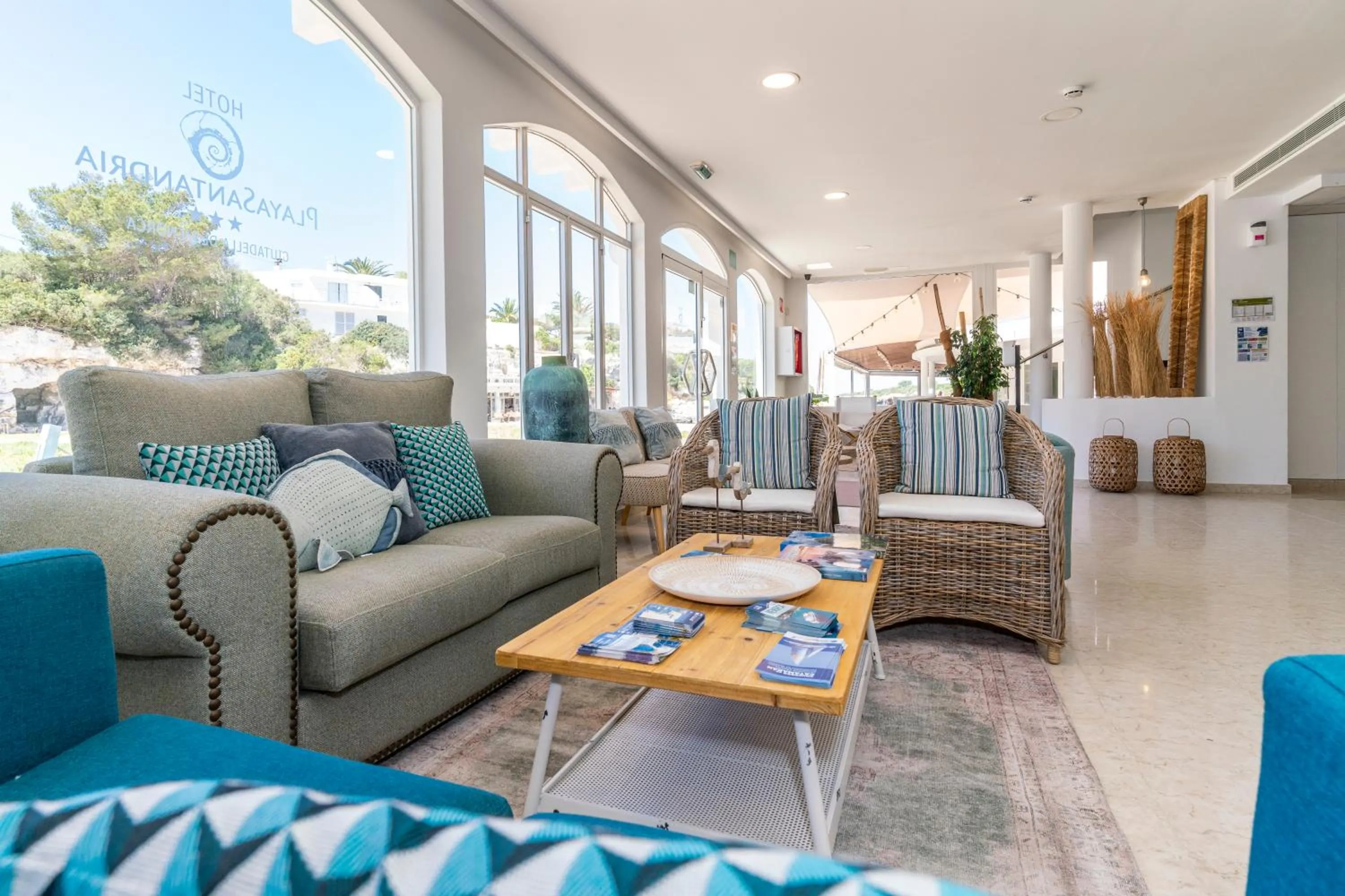 Lobby or reception in Hotel Playa Santandria Adults Only