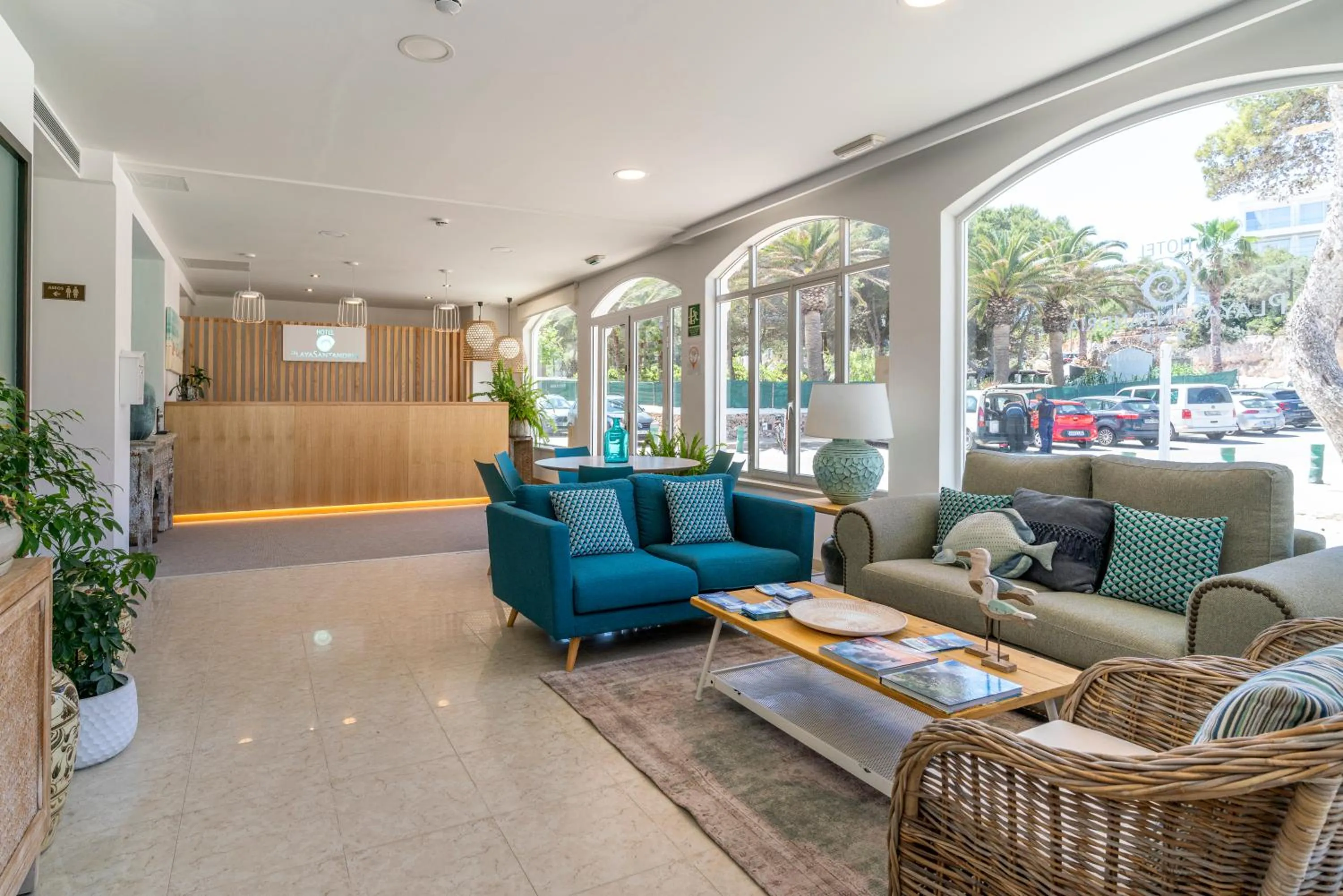 Lobby or reception in Hotel Playa Santandria Adults Only