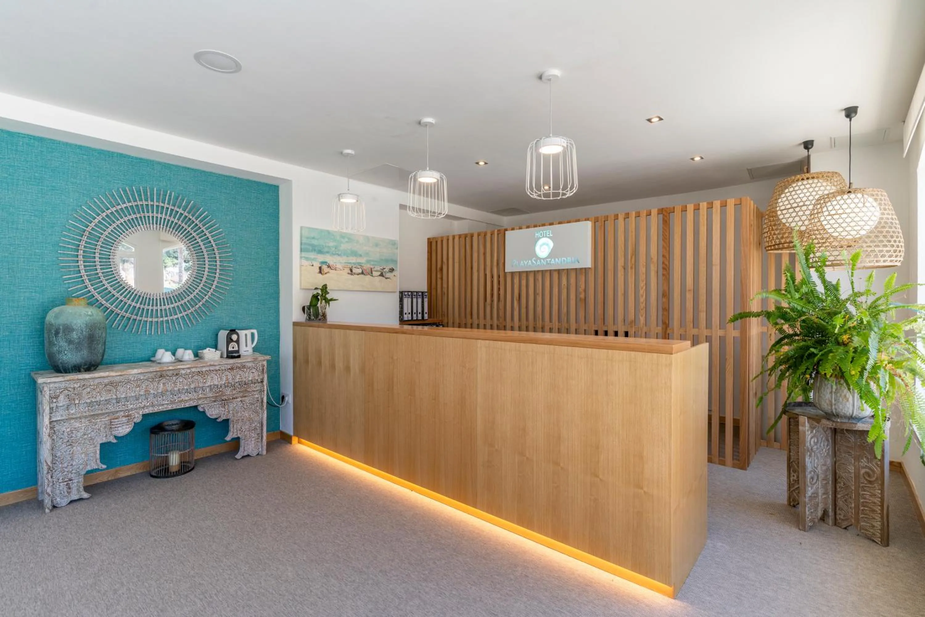 Lobby or reception in Hotel Playa Santandria Adults Only