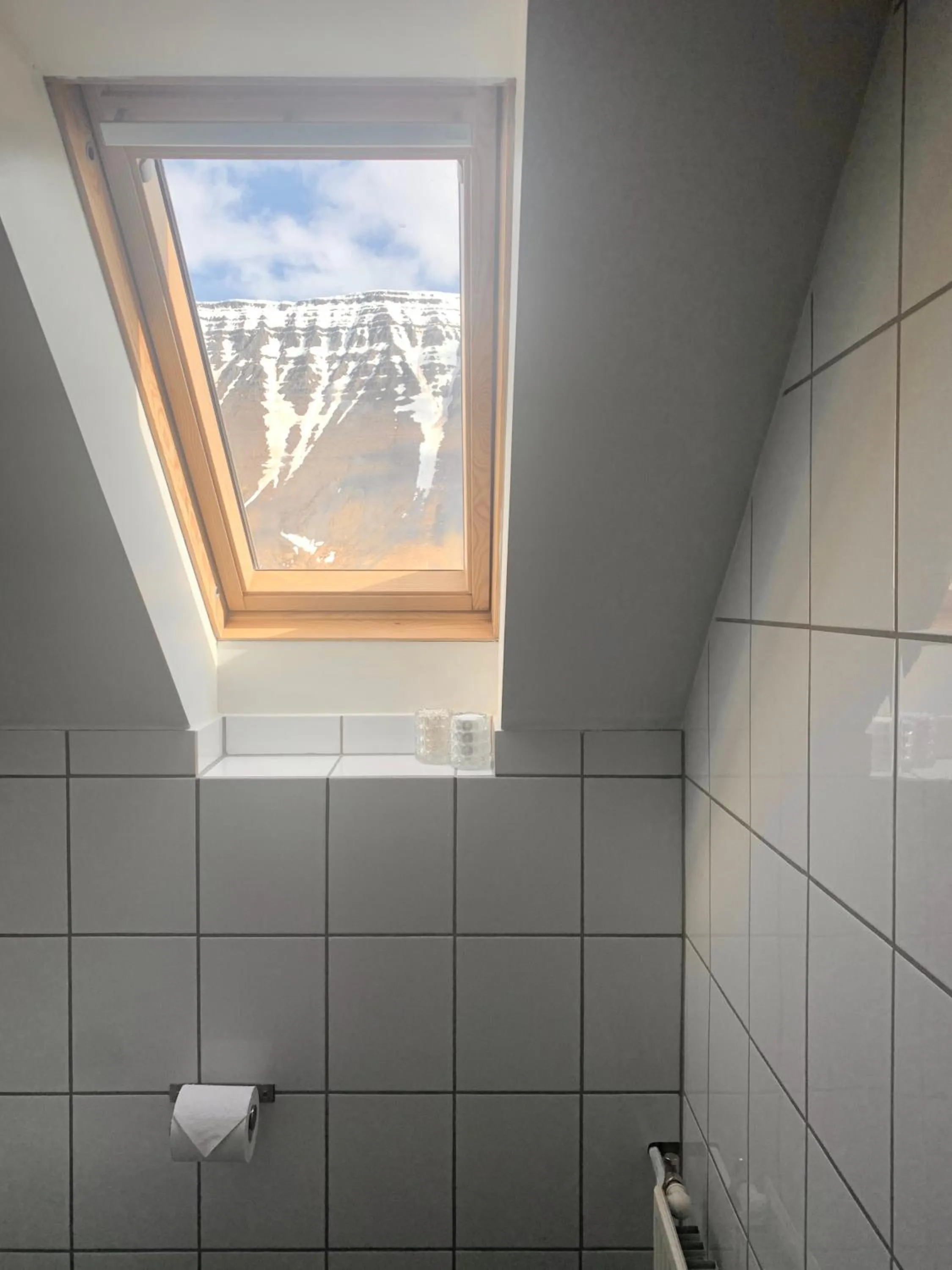 Bathroom in Mánagisting Guesthouse