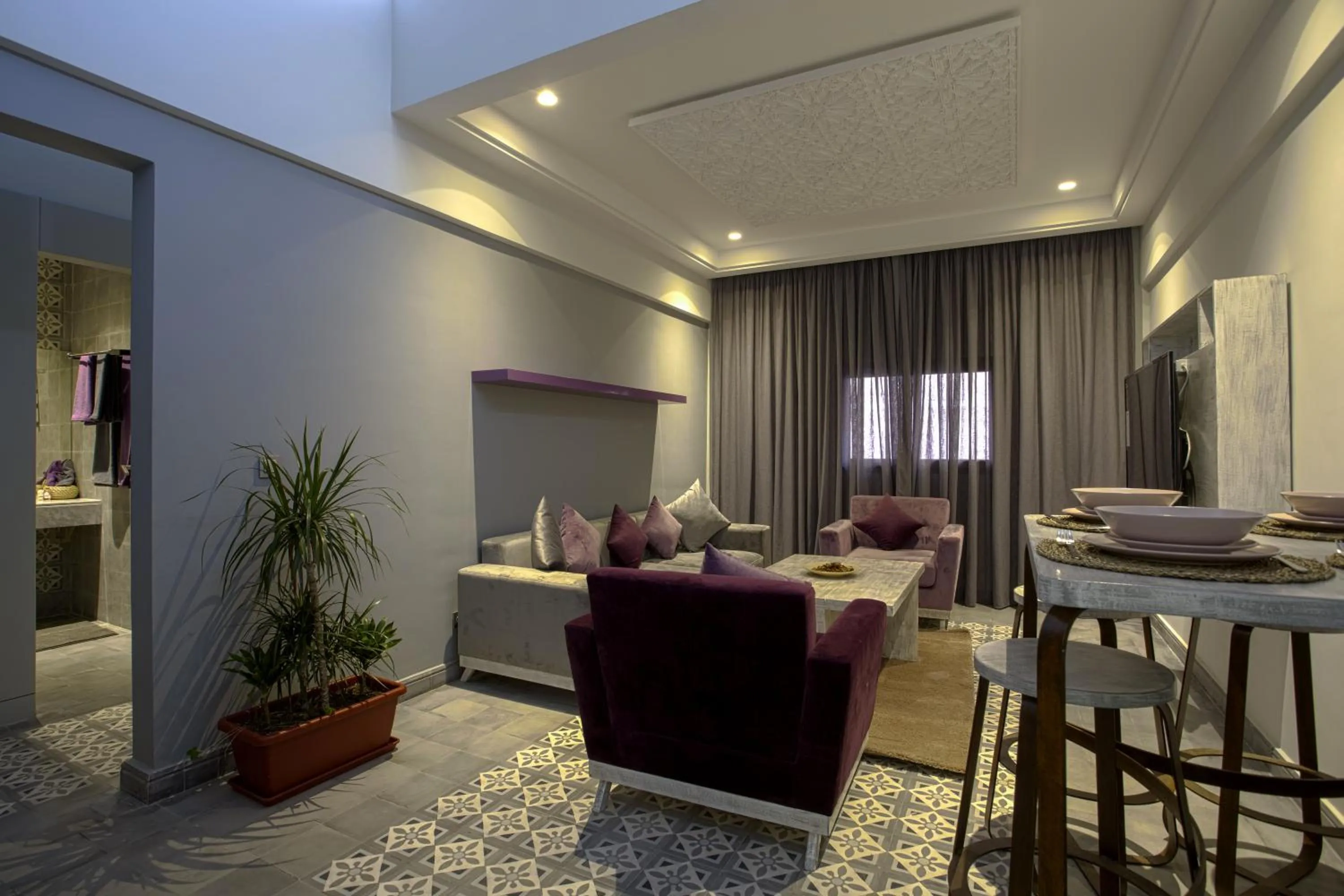 Living room in BnB MEDINA