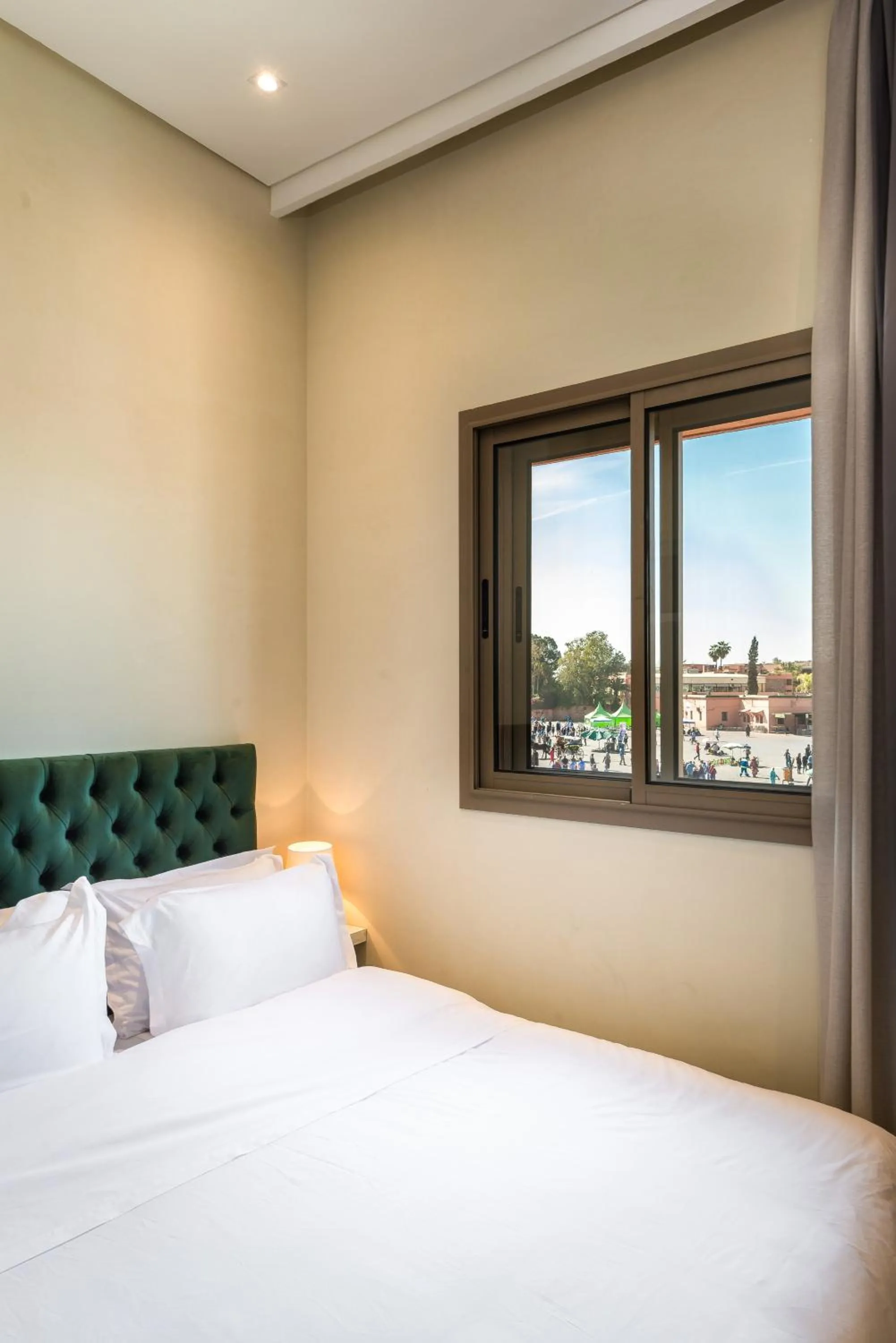 Landmark view, Bed in BnB MEDINA