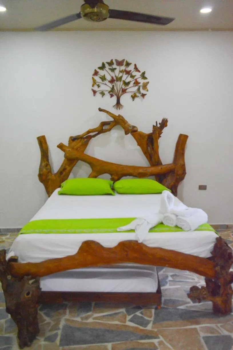 Bed in Eco Hostal Kuima