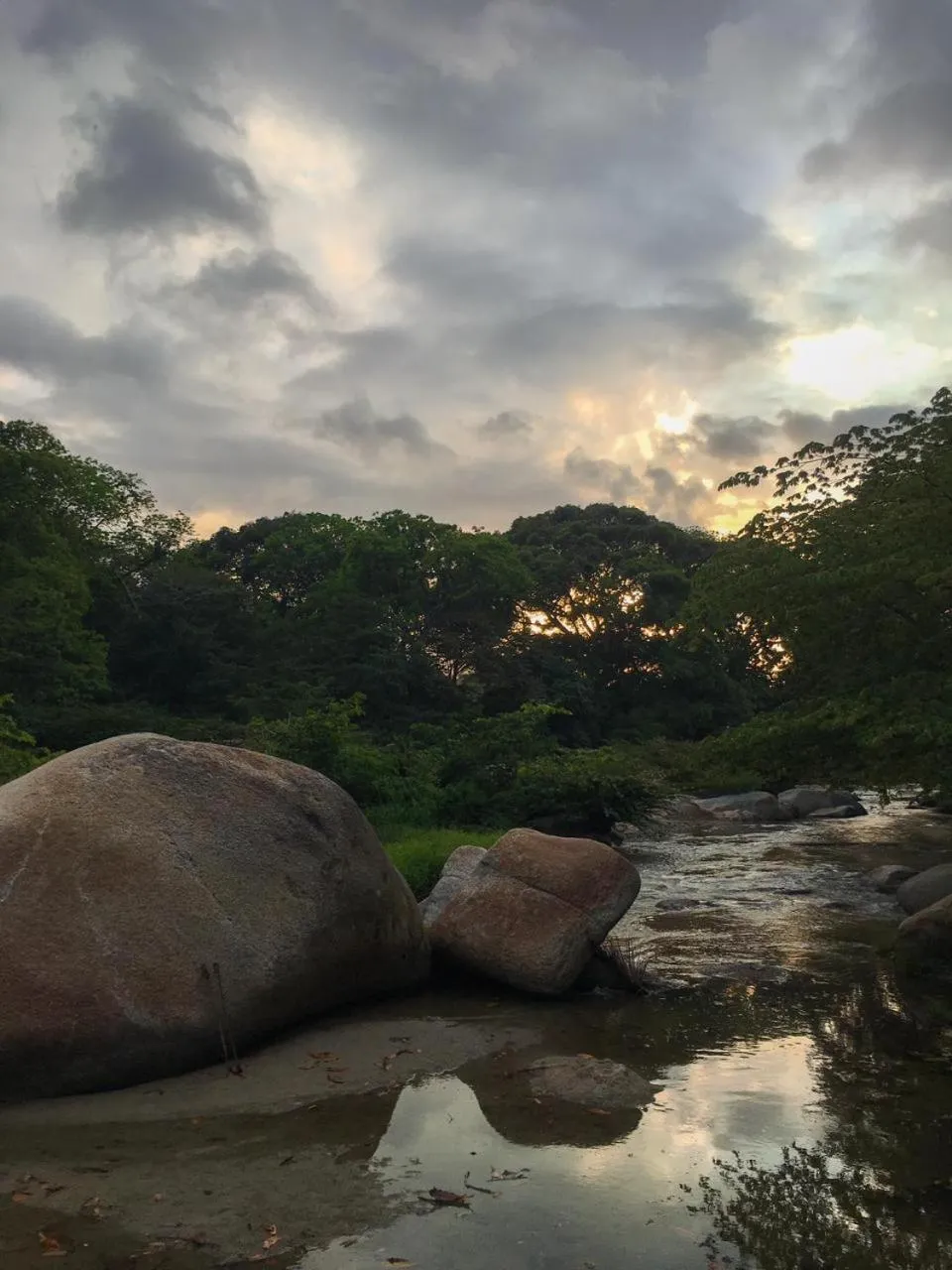 Sunset in Eco Hostal Kuima