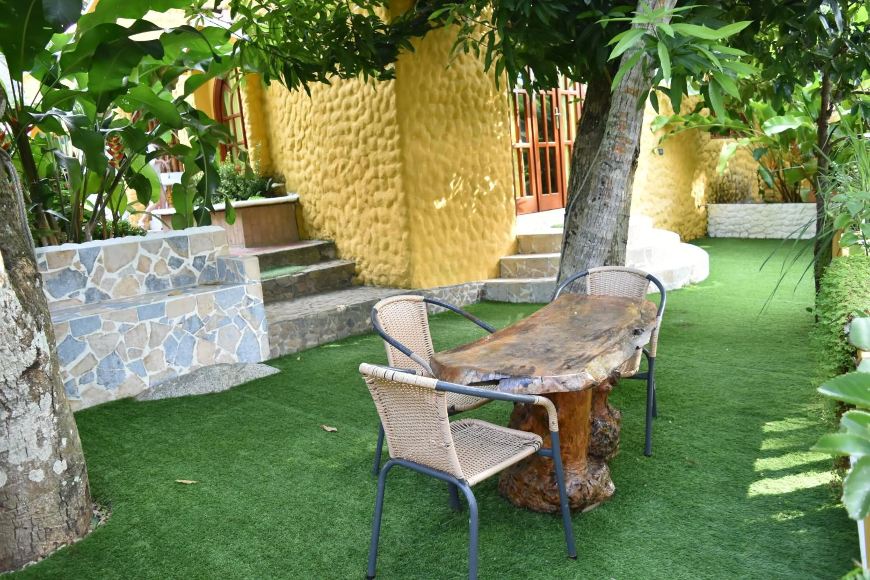 Patio in Eco Hostal Kuima