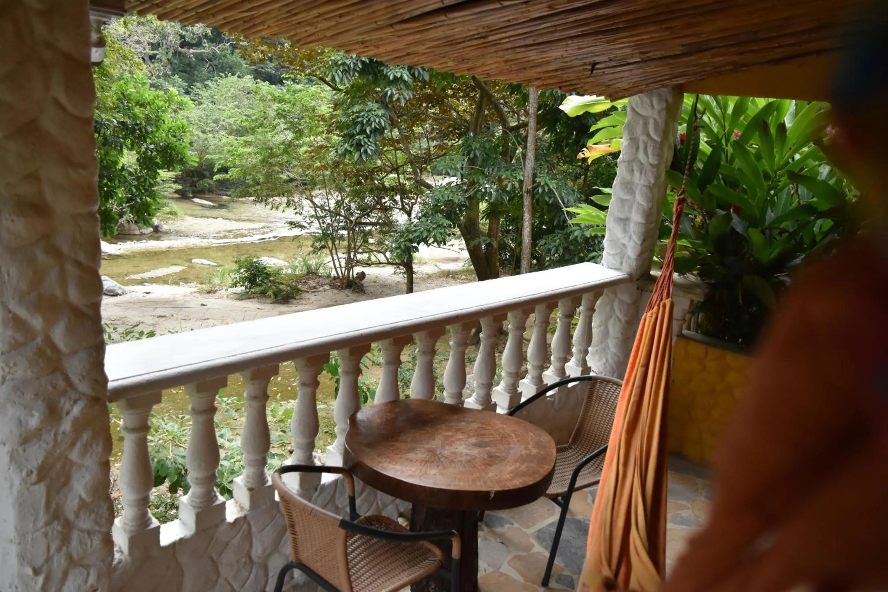 Balcony/Terrace in Eco Hostal Kuima