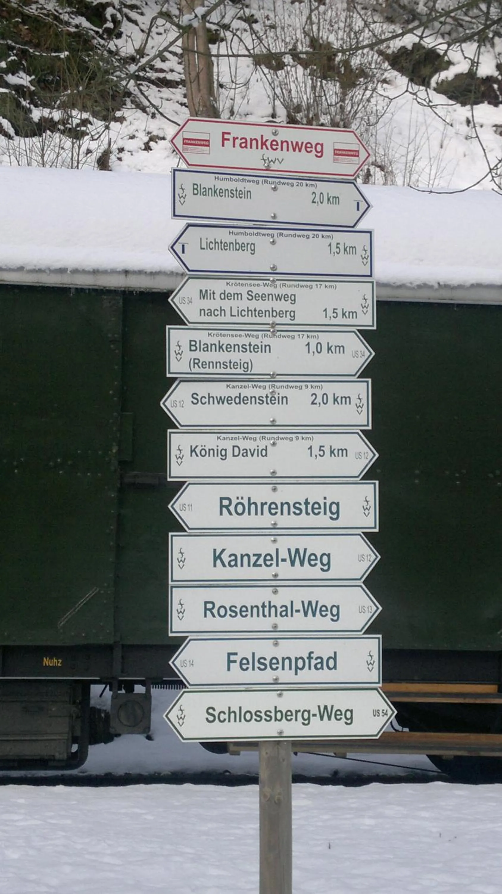 Hiking in B & B Gästehaus Schmidt