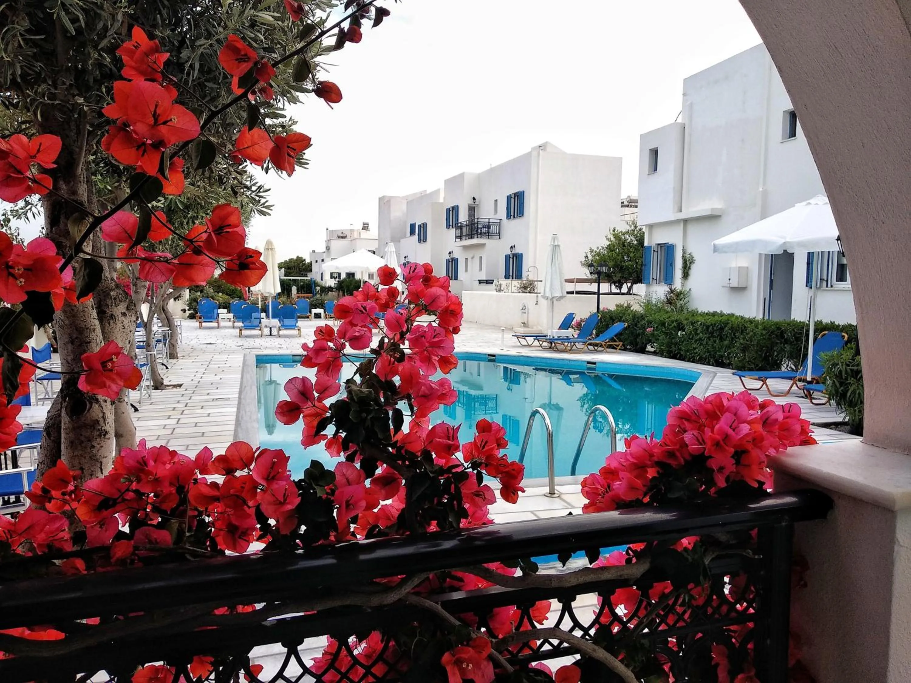 Balcony/Terrace in Dedalos Studios Naxos