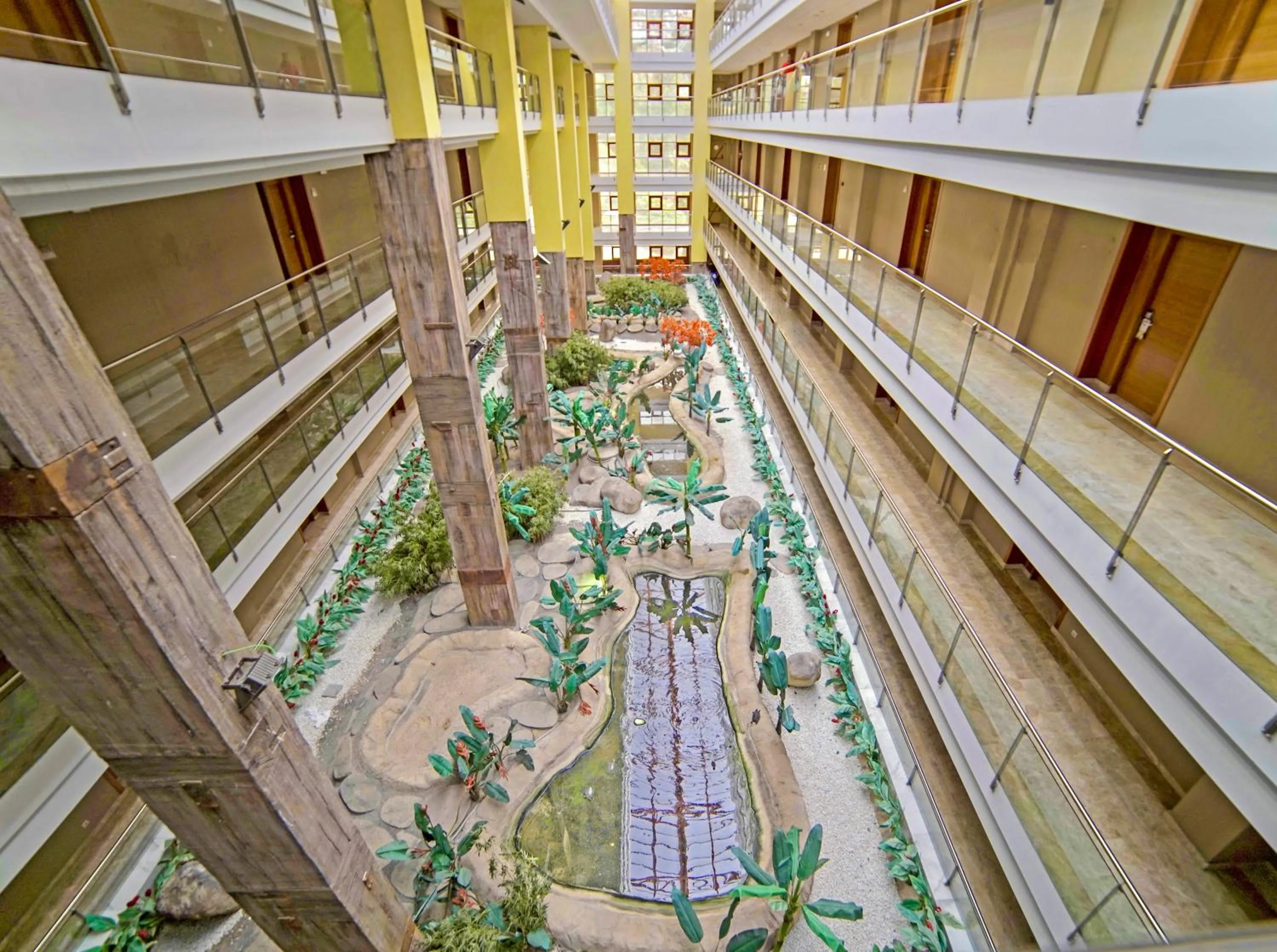 Inner courtyard view in Holiday World Polynesia