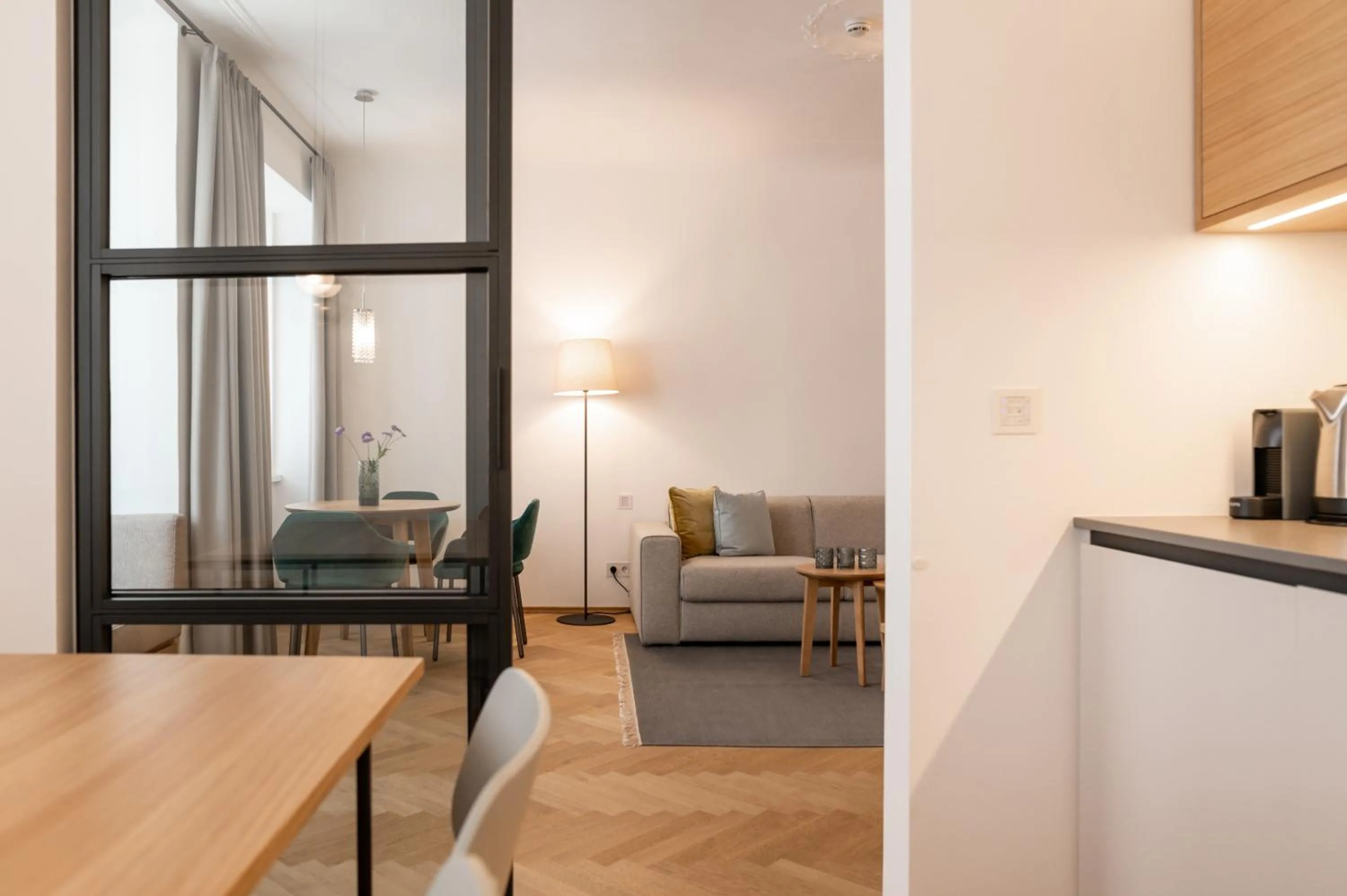 Living room in Kuntino Suites