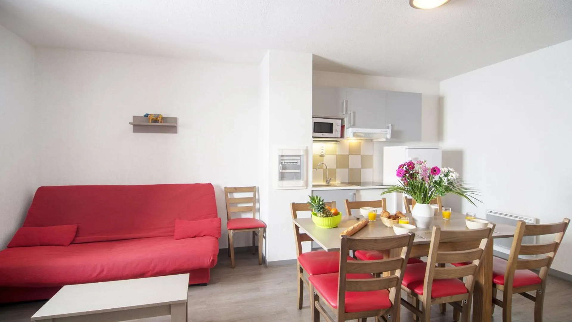 Kitchen or kitchenette in Vacancéole - Les Chalets de l'Isard