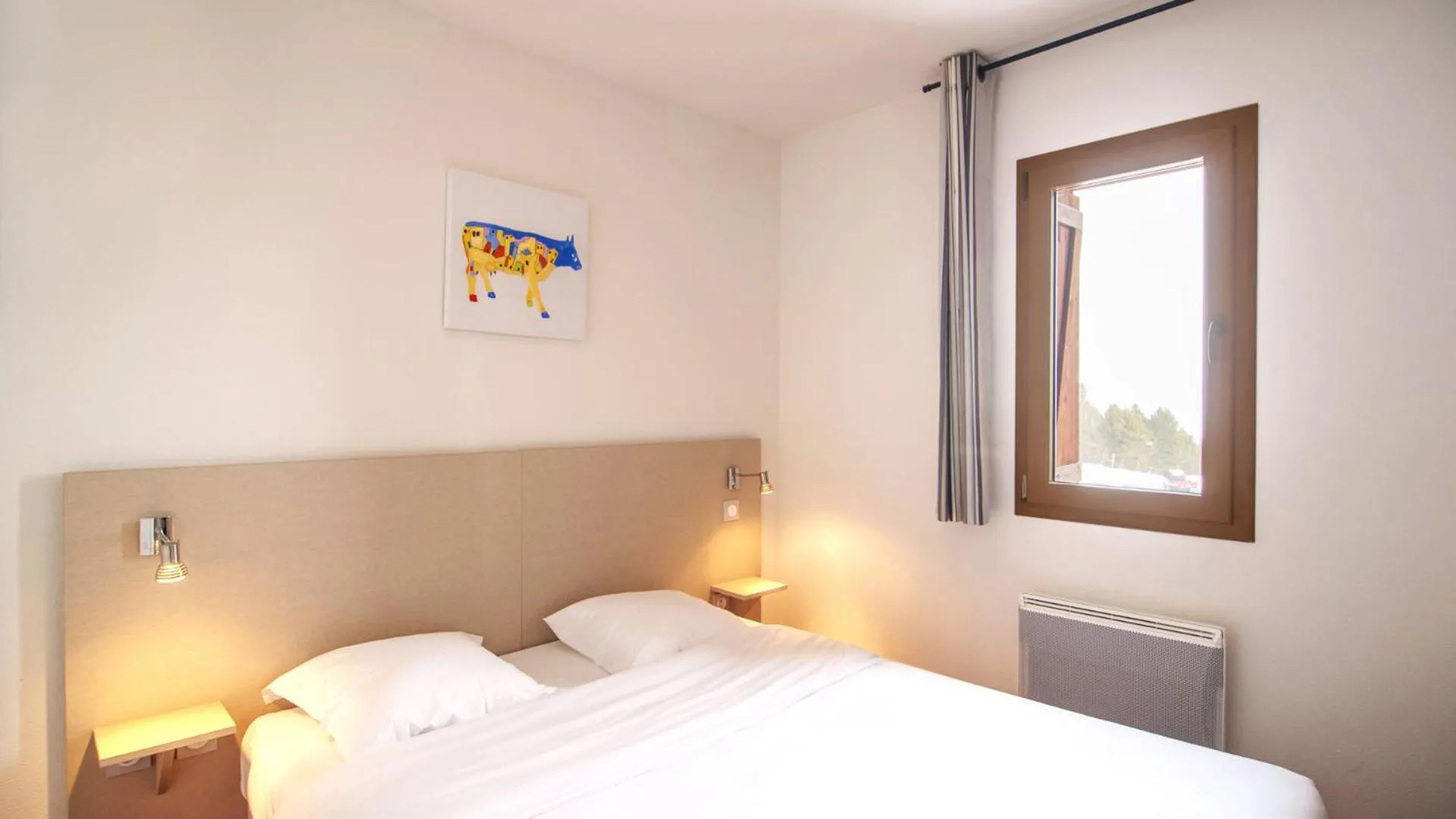 Bedroom, Bed in Vacancéole - Les Chalets de l'Isard