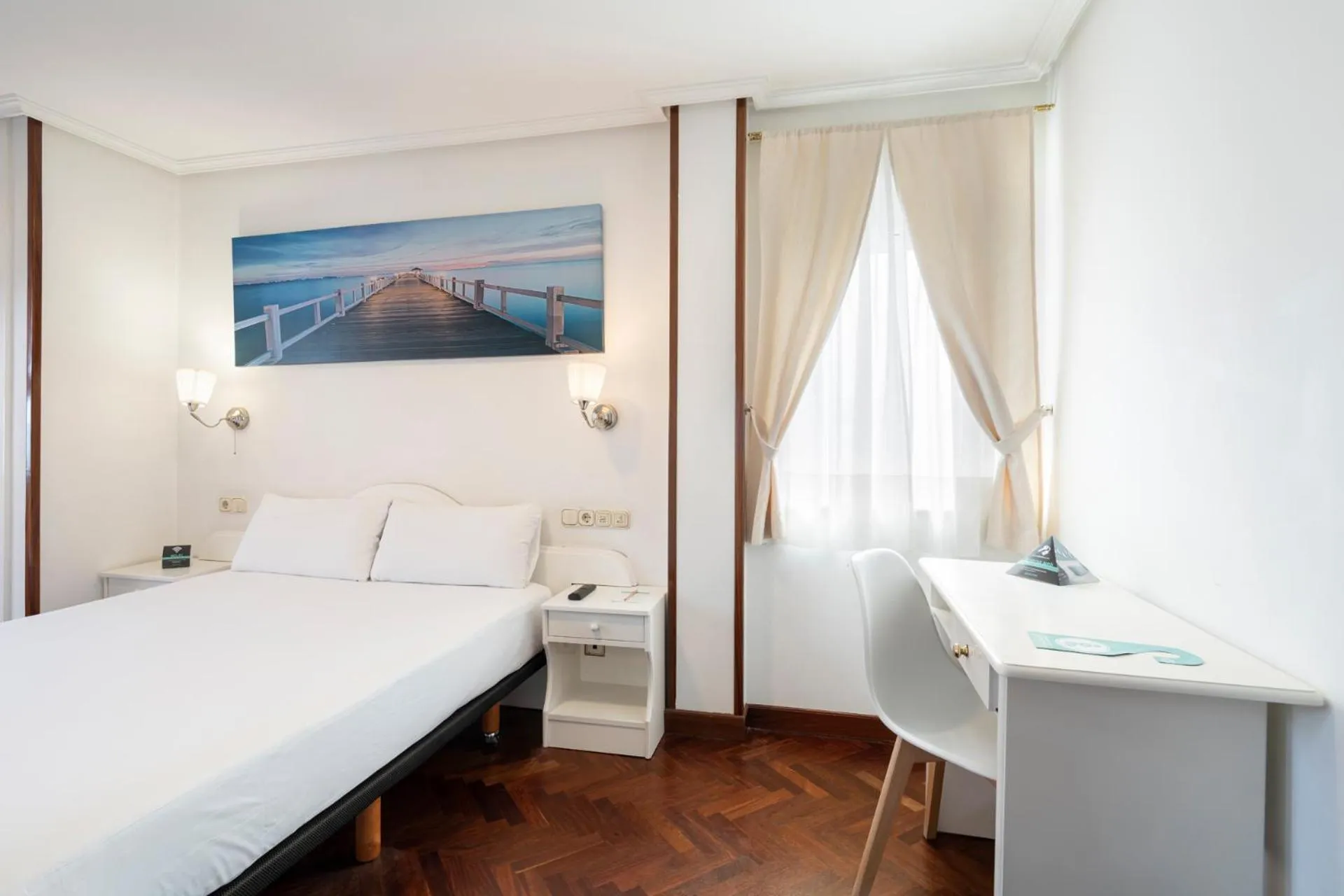 Bed in Hotel Alda Santa Cristina