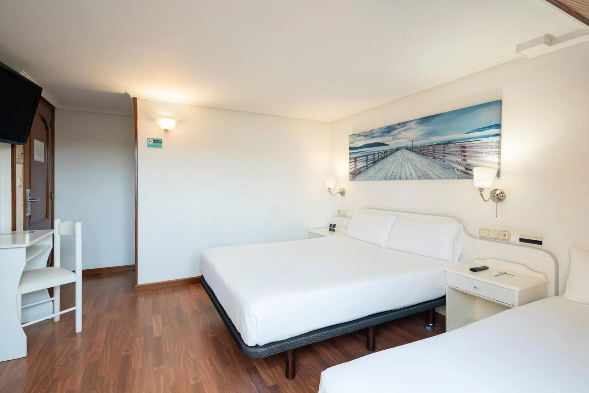 Bed in Hotel Alda Santa Cristina