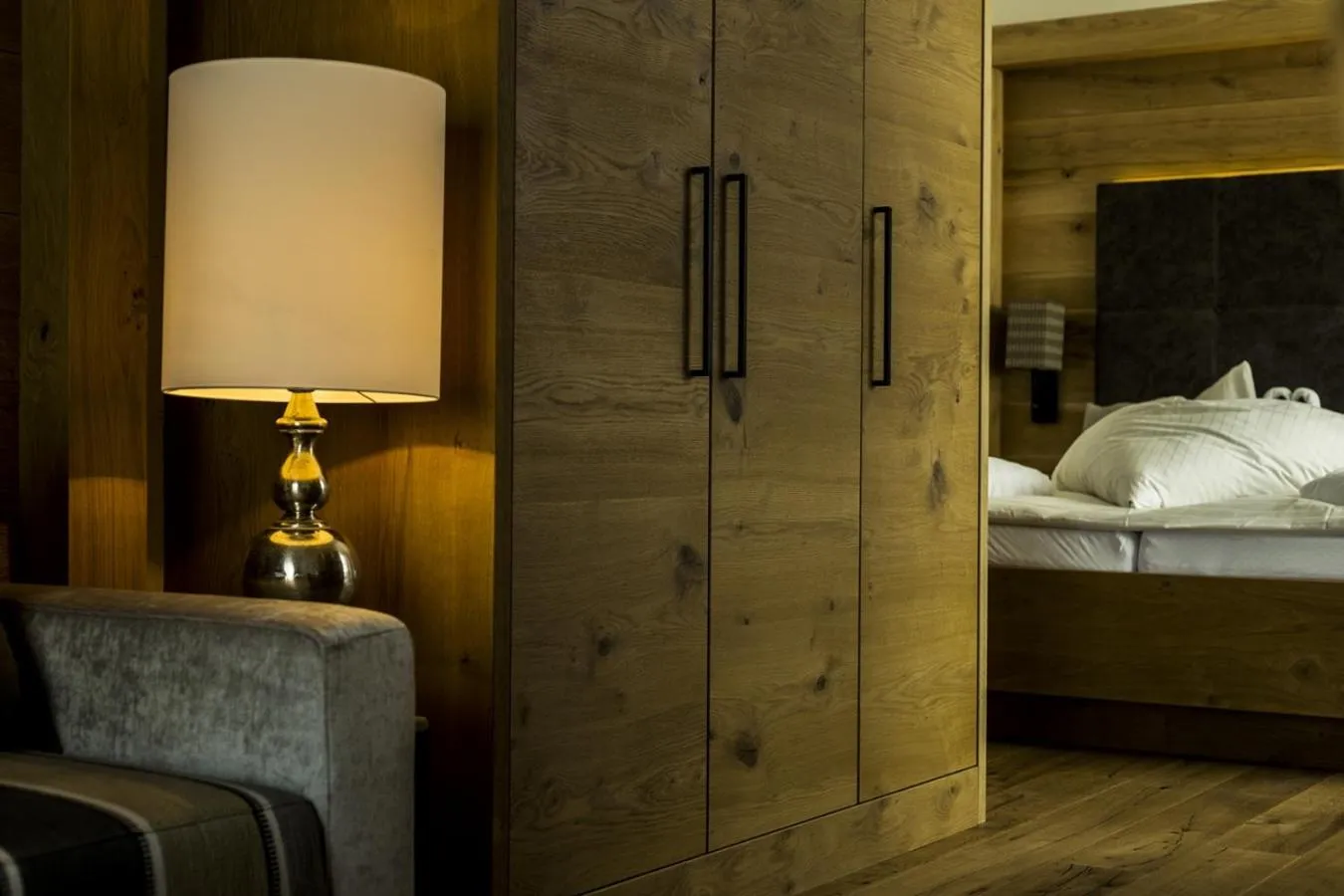 Decorative detail, Bed in Ruhehotel & Naturresort Rehbach - Adults only