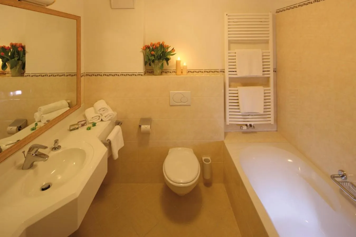 Bathroom in Ruhehotel & Naturresort Rehbach - Adults only