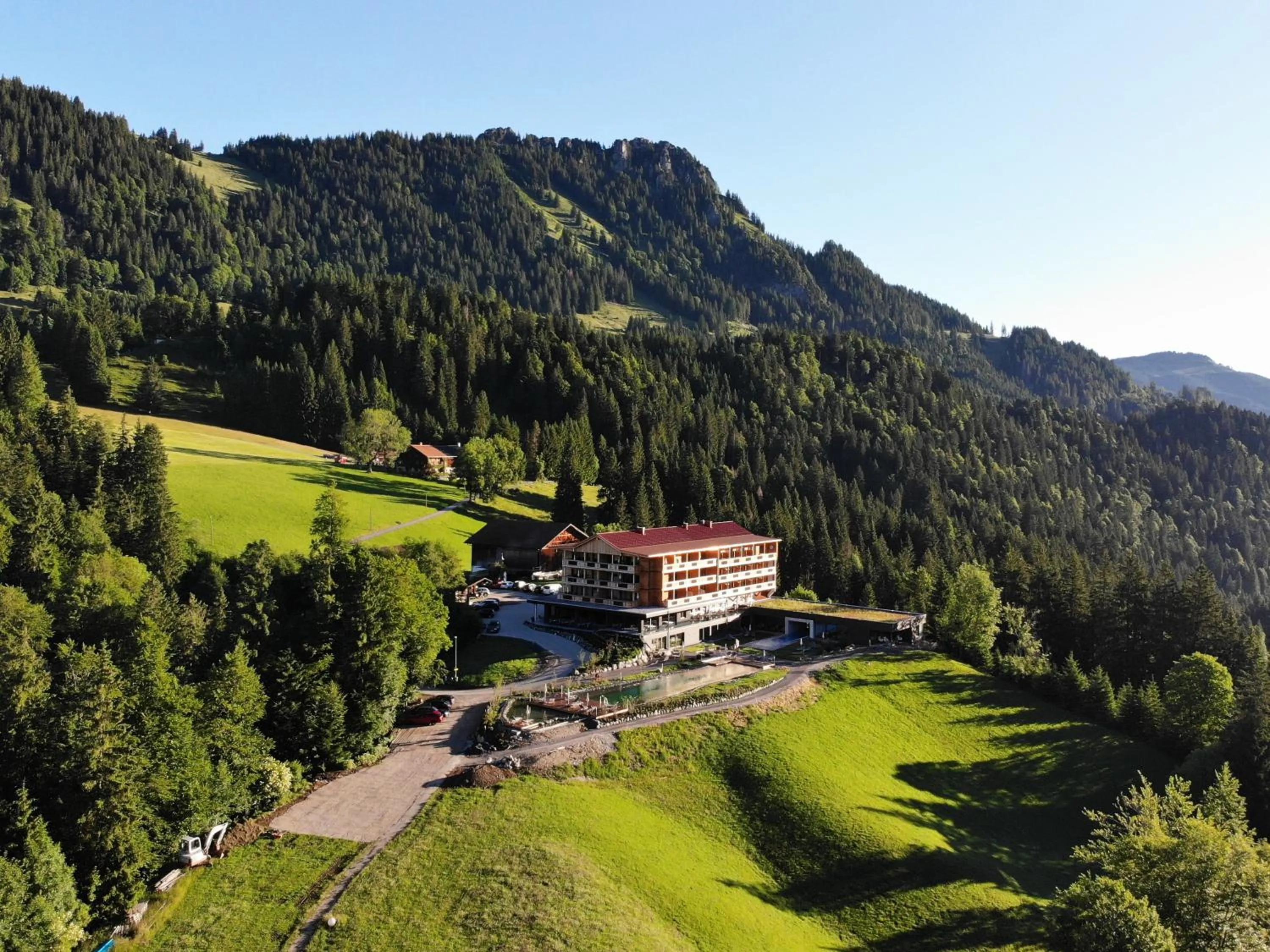 Bird's eye view in Ruhehotel & Naturresort Rehbach - Adults only