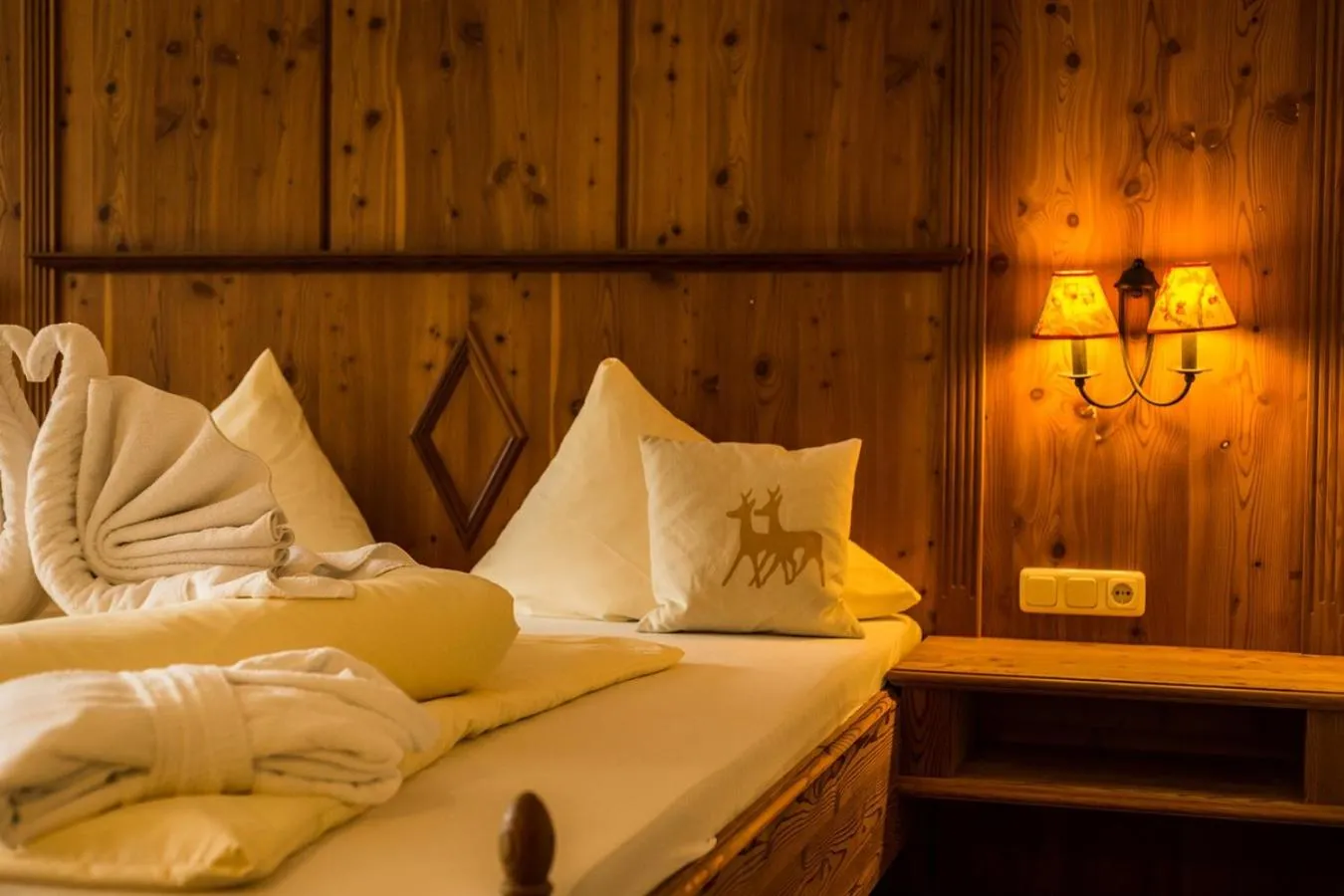 Bed in Ruhehotel & Naturresort Rehbach - Adults only