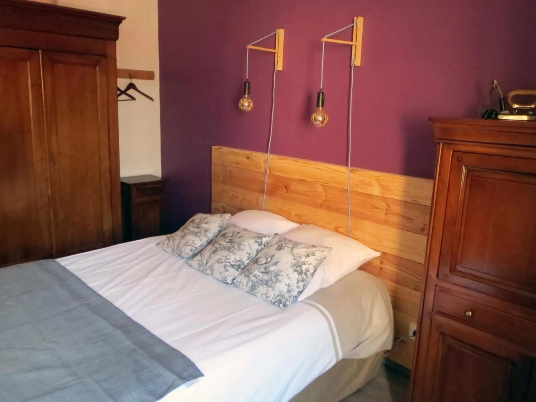 Bed in AUBERGE GAILLARD