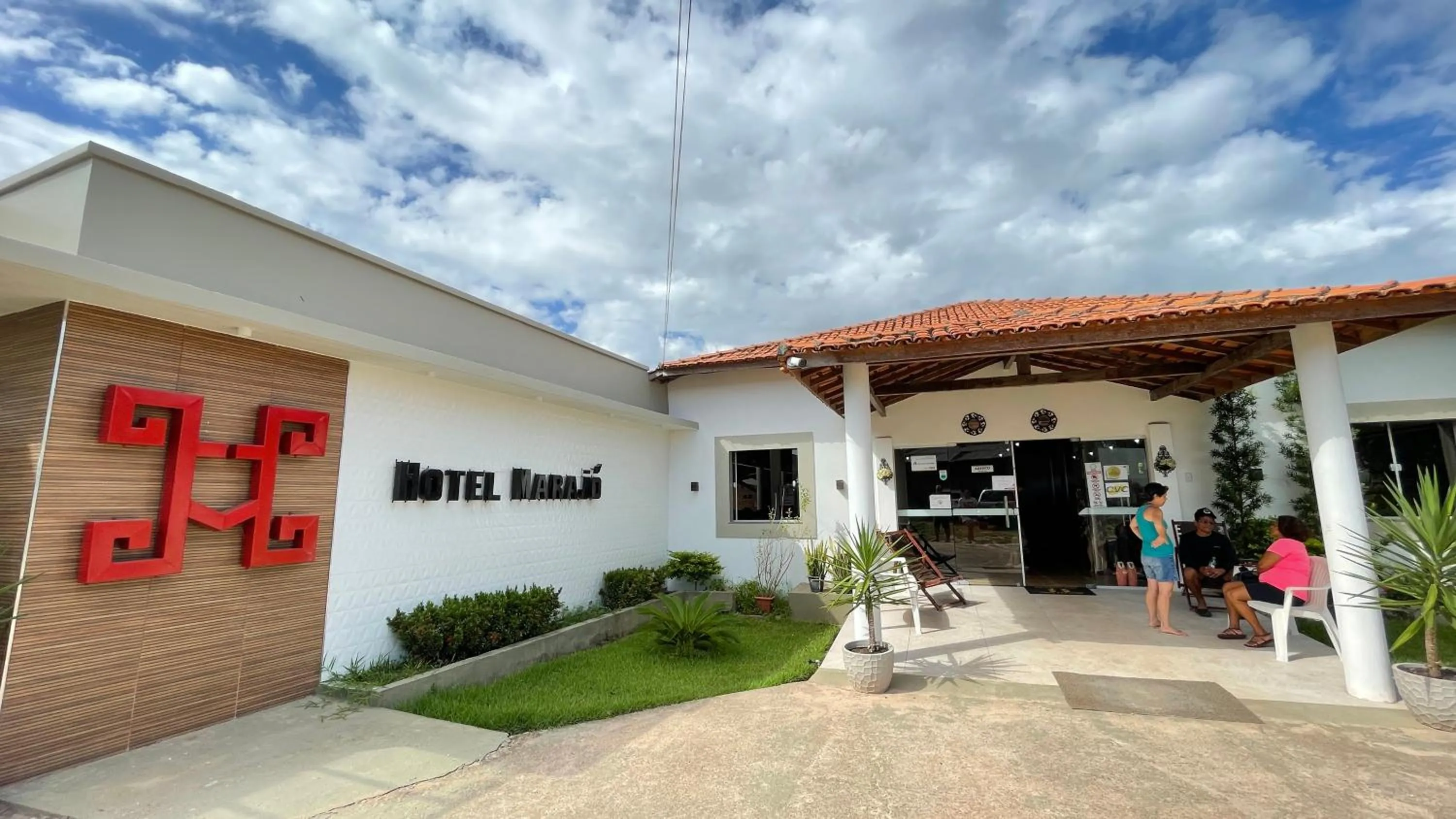 Facade/entrance in Hotel Marajó - Turismo de Experiência