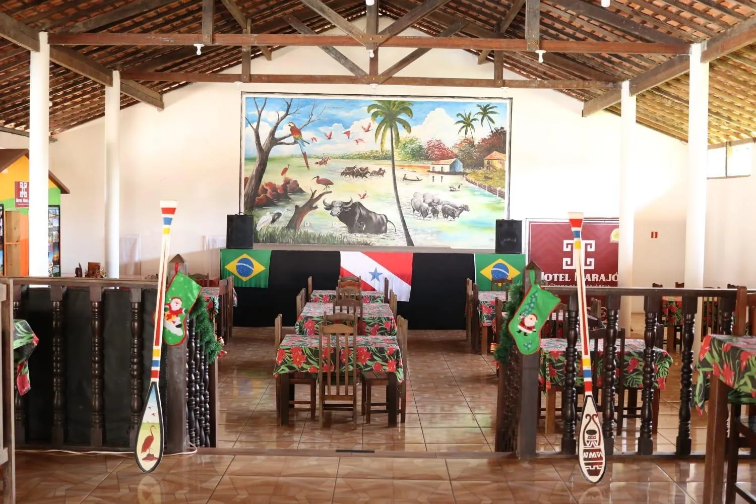 Restaurant/places to eat in Hotel Marajó - Turismo de Experiência