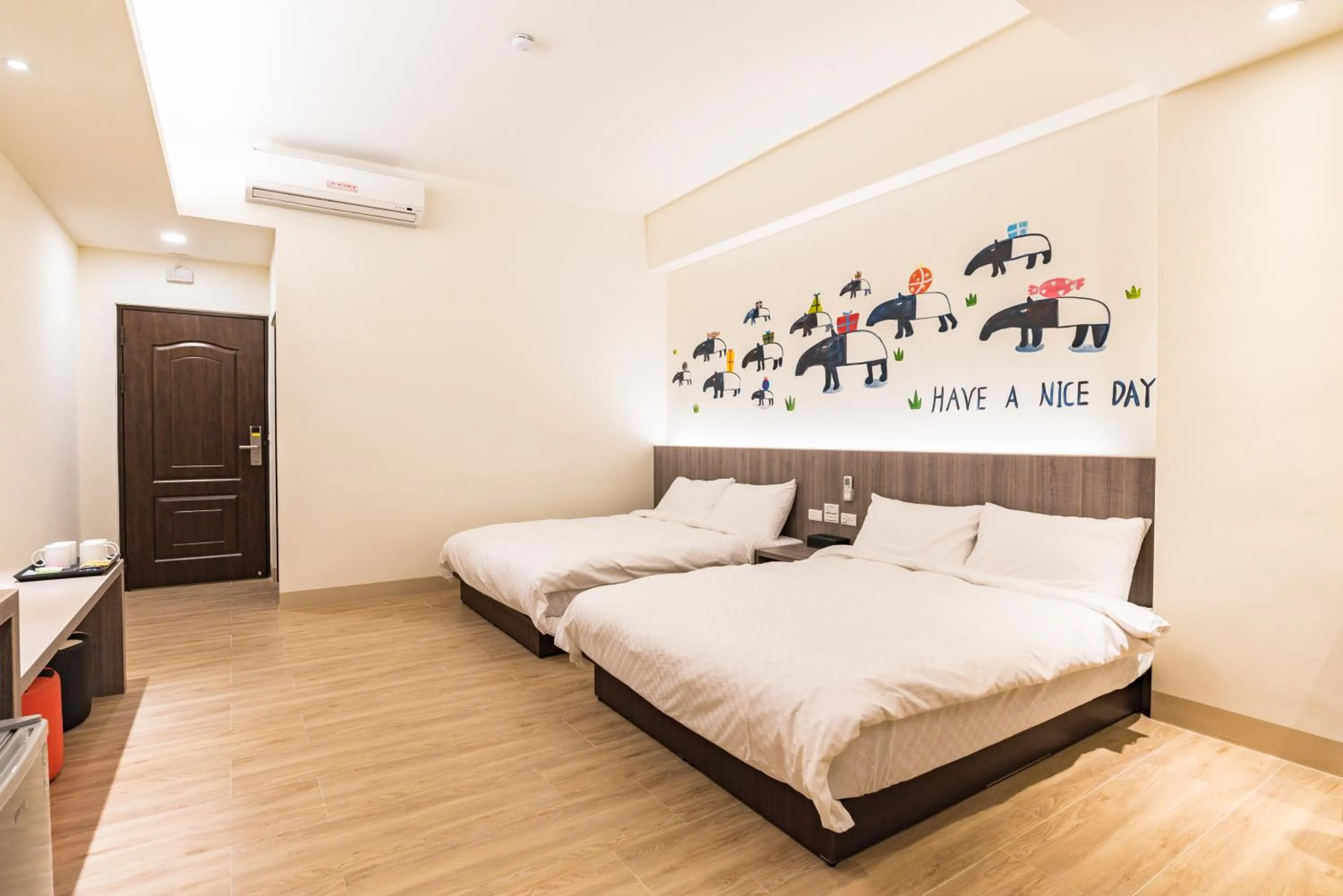 Bed in Rhino Guest House