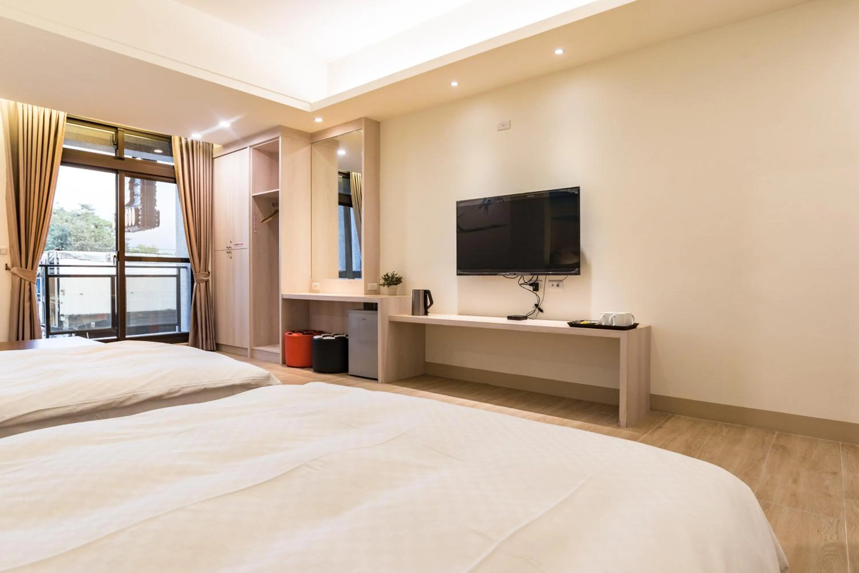 Bed in Rhino Guest House