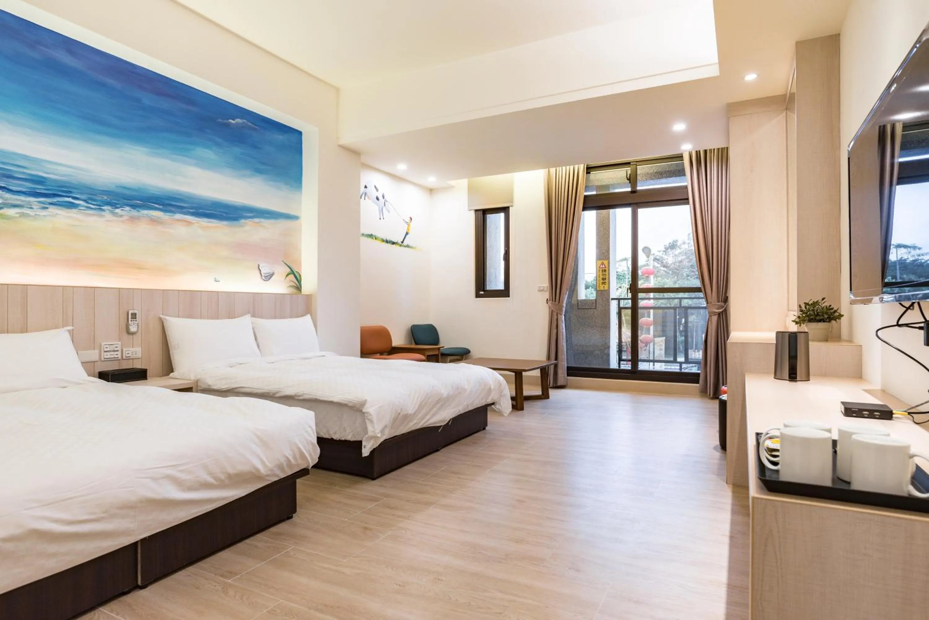 Bed in Rhino Guest House