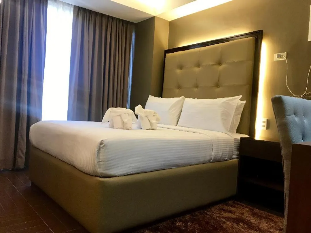 Bed in Treasure Island Hotel With Mini Water Adventure