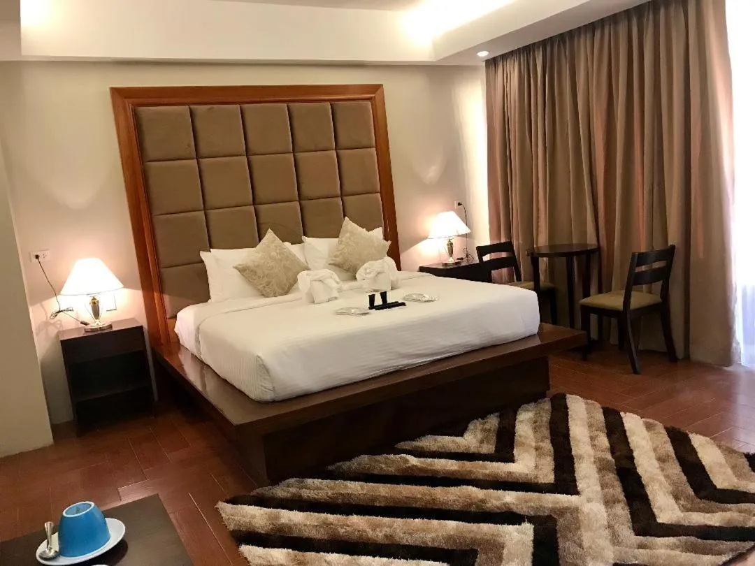 Bed in Treasure Island Hotel With Mini Water Adventure