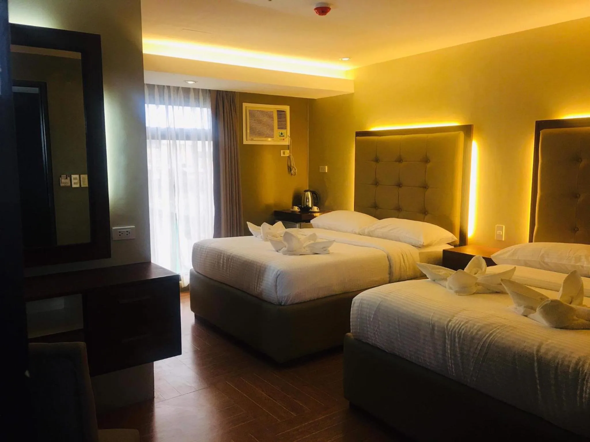 Bed in Treasure Island Hotel With Mini Water Adventure