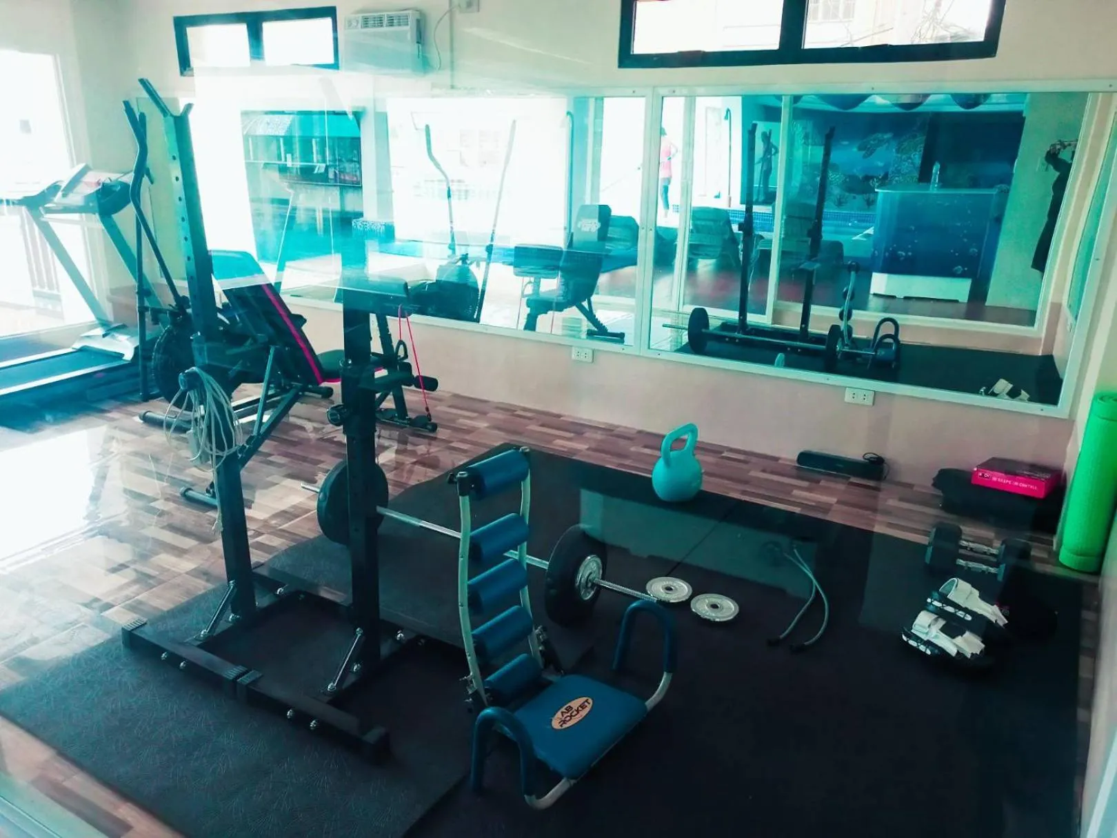 Fitness centre/facilities in Treasure Island Hotel With Mini Water Adventure