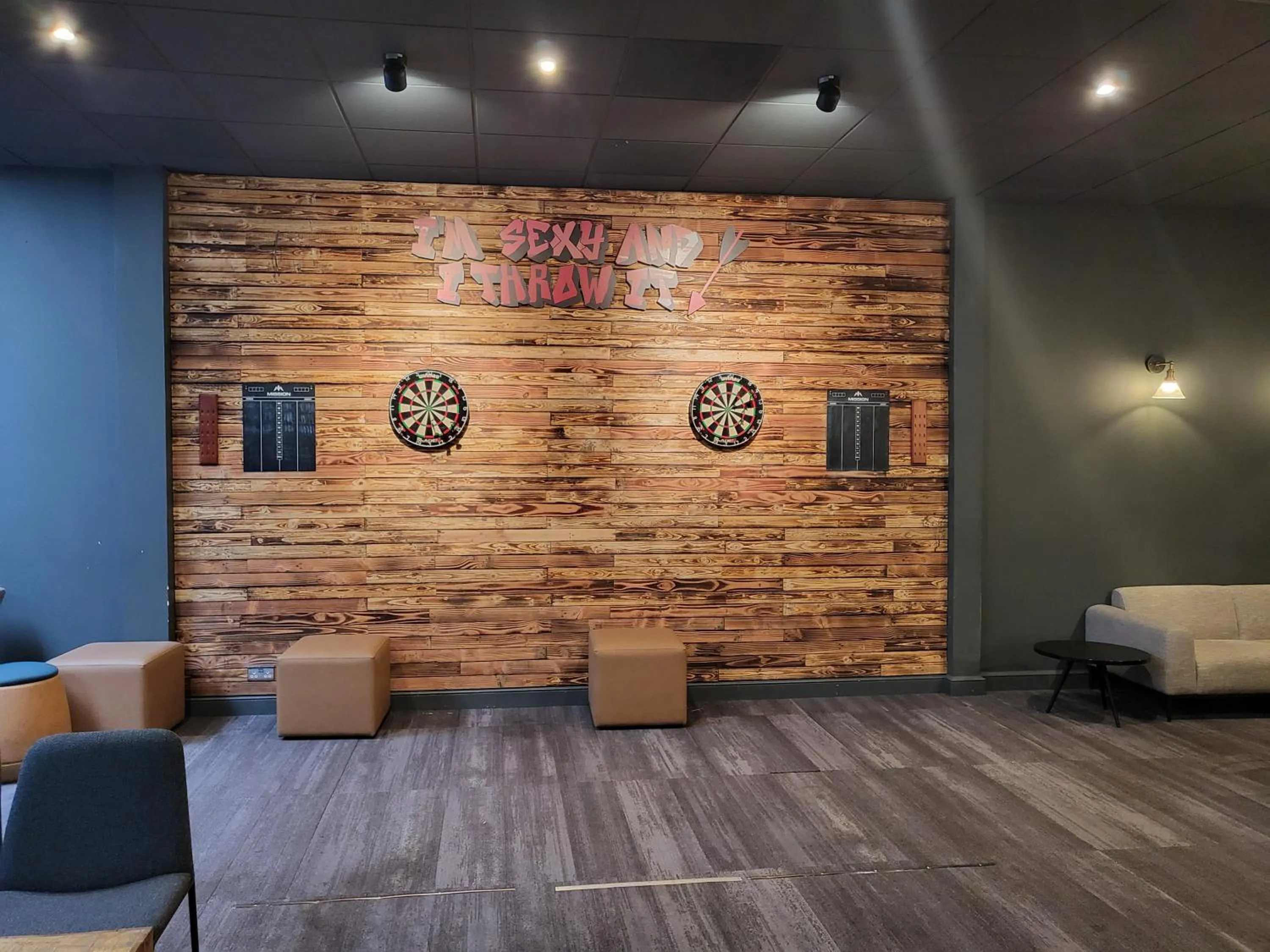 Darts in The Willows Training Centre