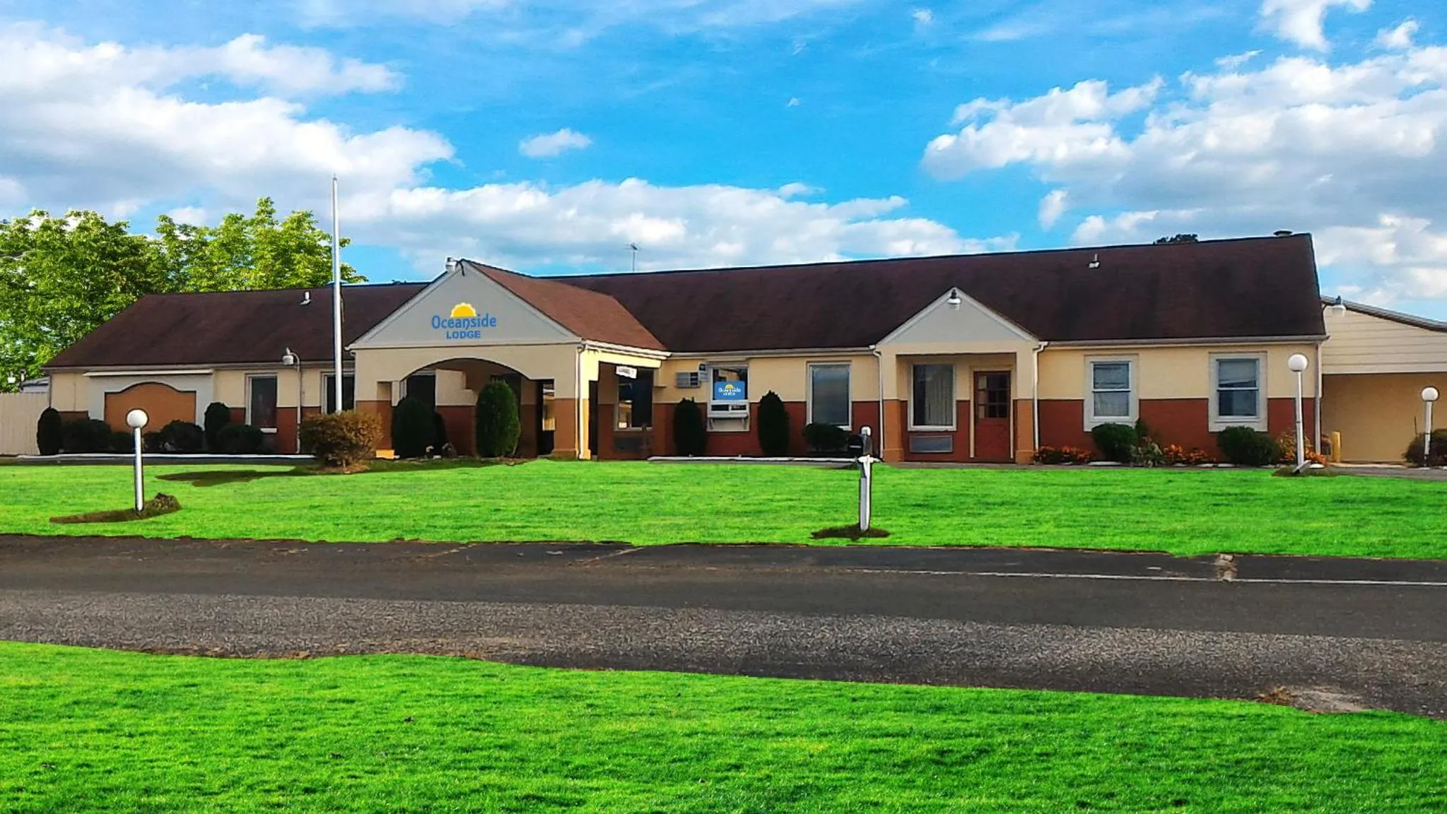 Garden view in Oceanside Lodge