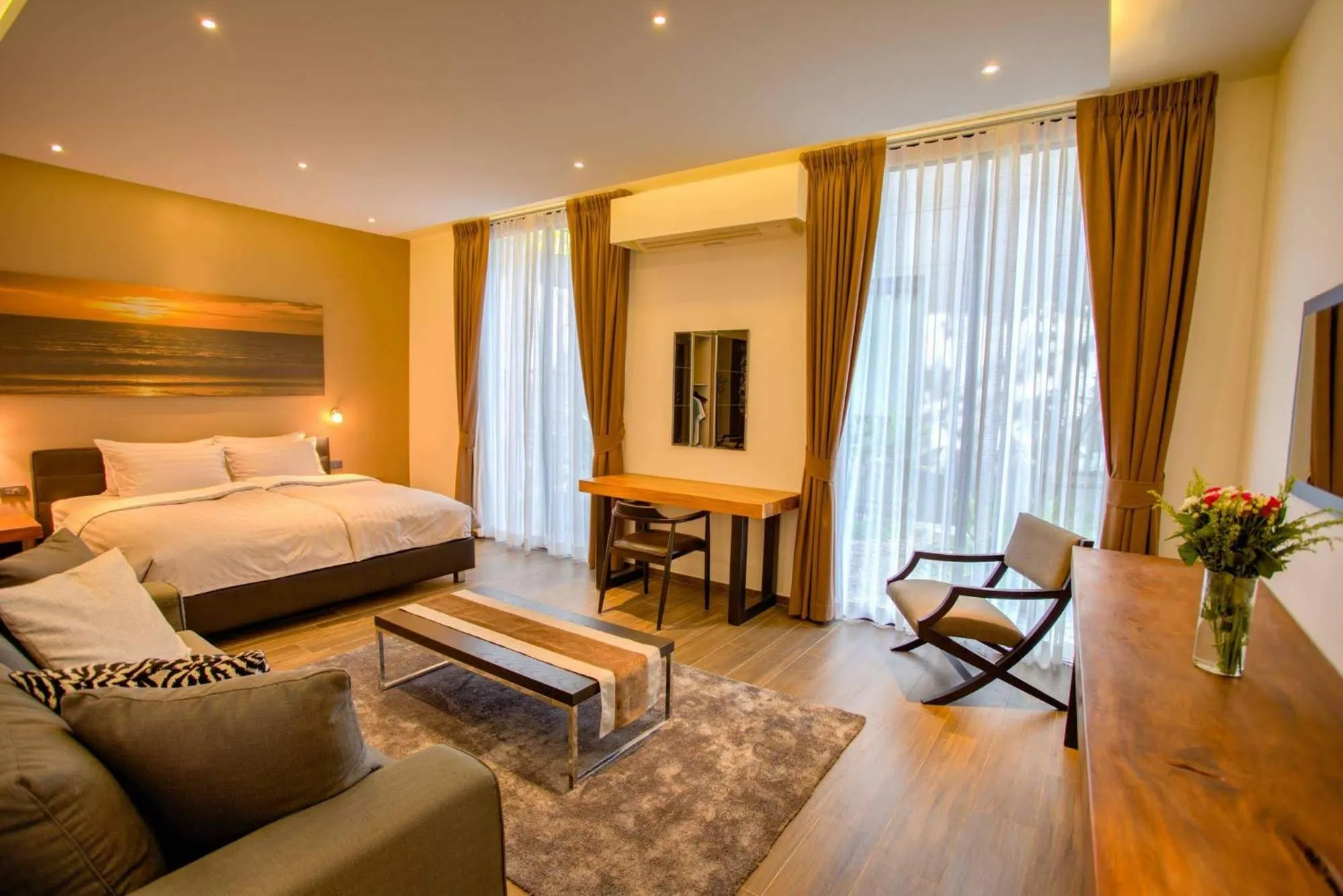 Bedroom, Bed in Ocean Rock Kalim