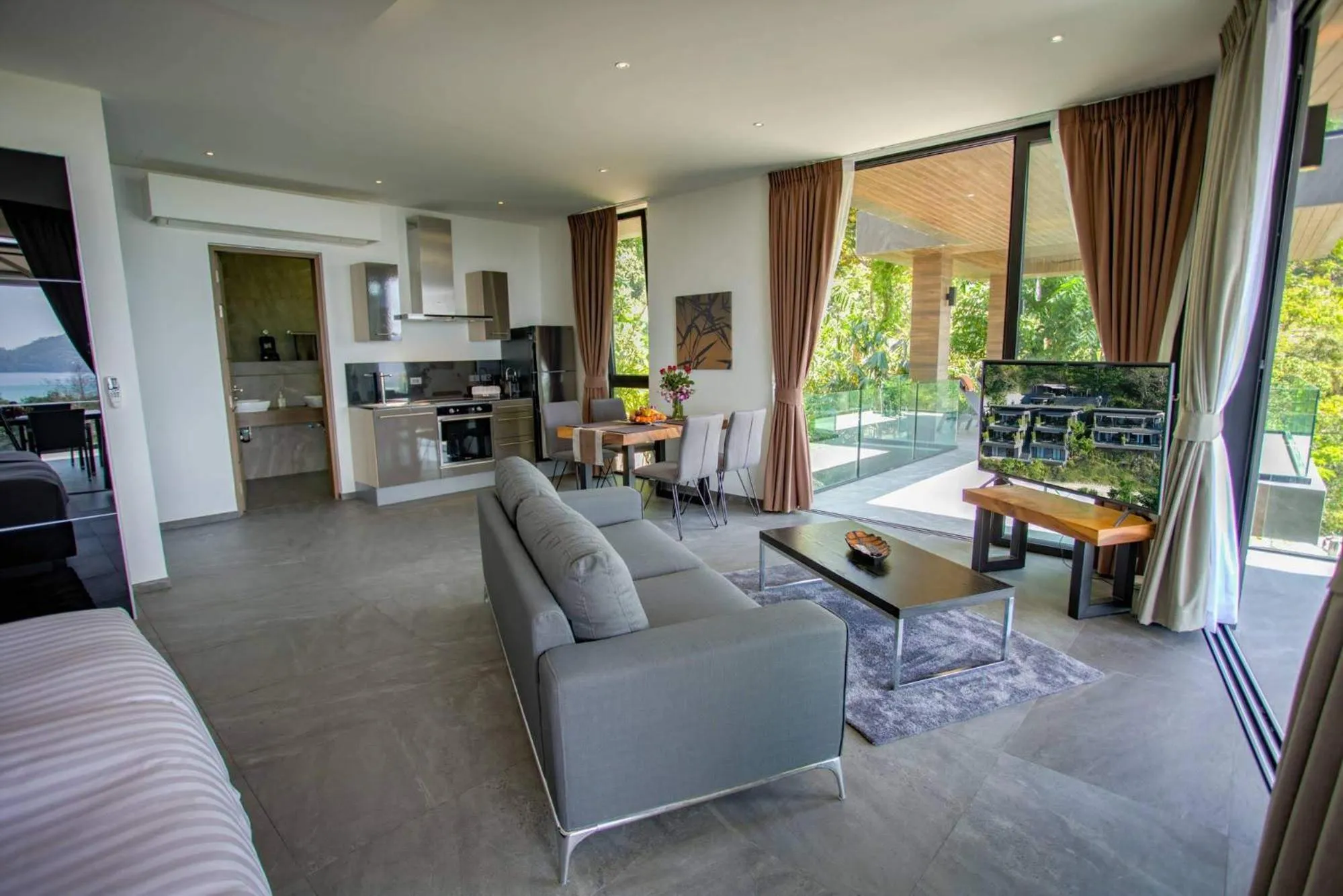 Living room in Ocean Rock Kalim