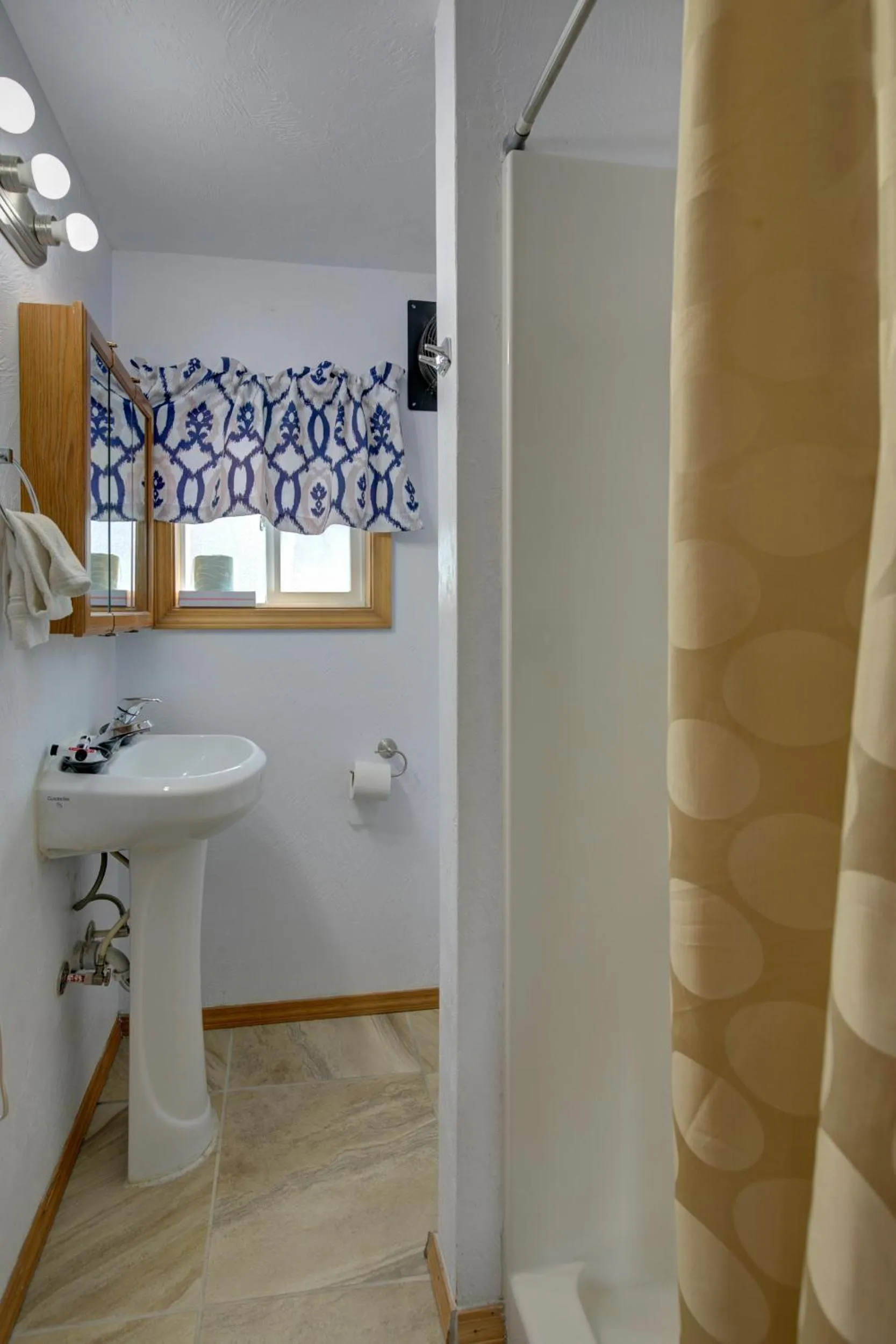 Bathroom in Westerly Motel