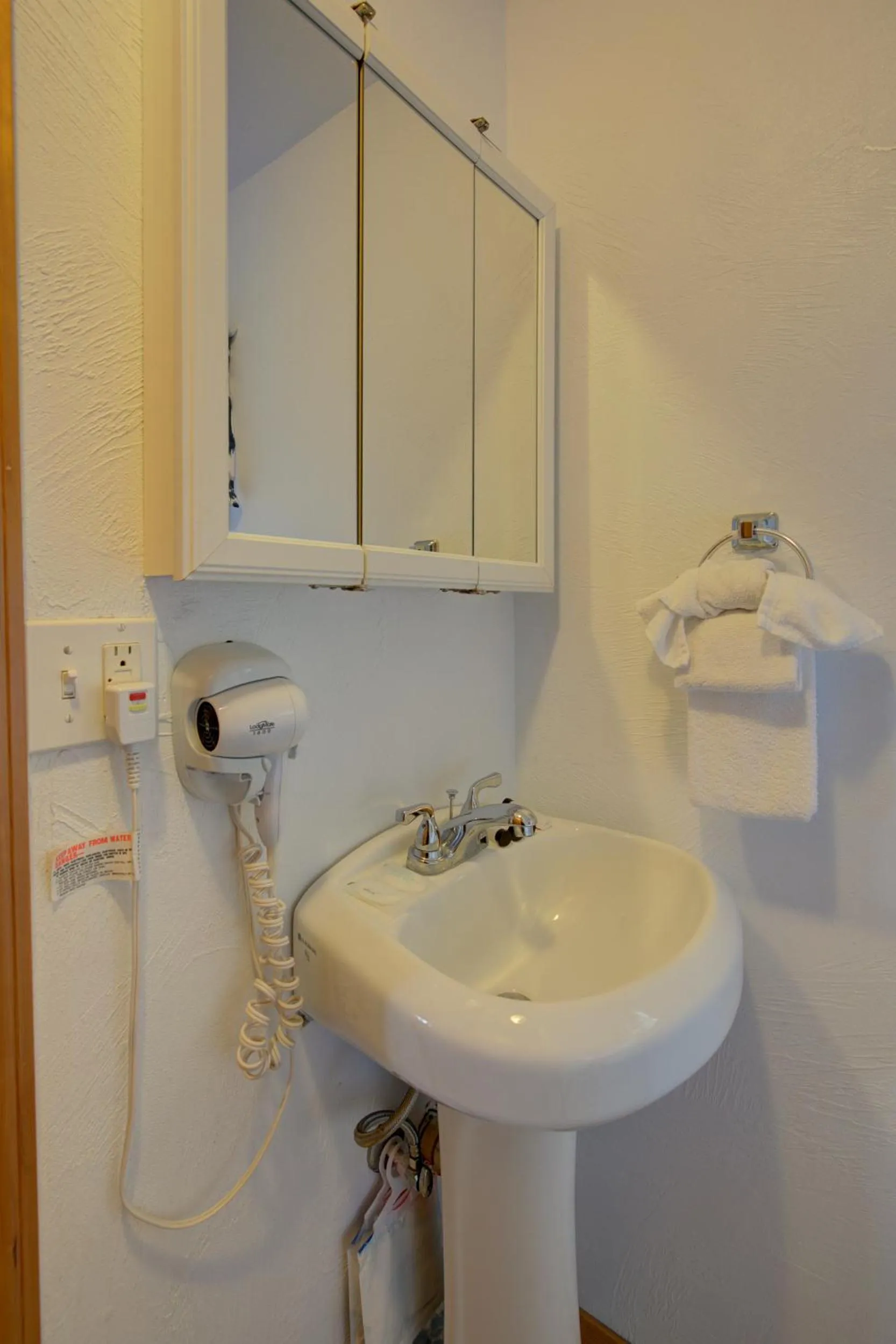 Bathroom in Westerly Motel