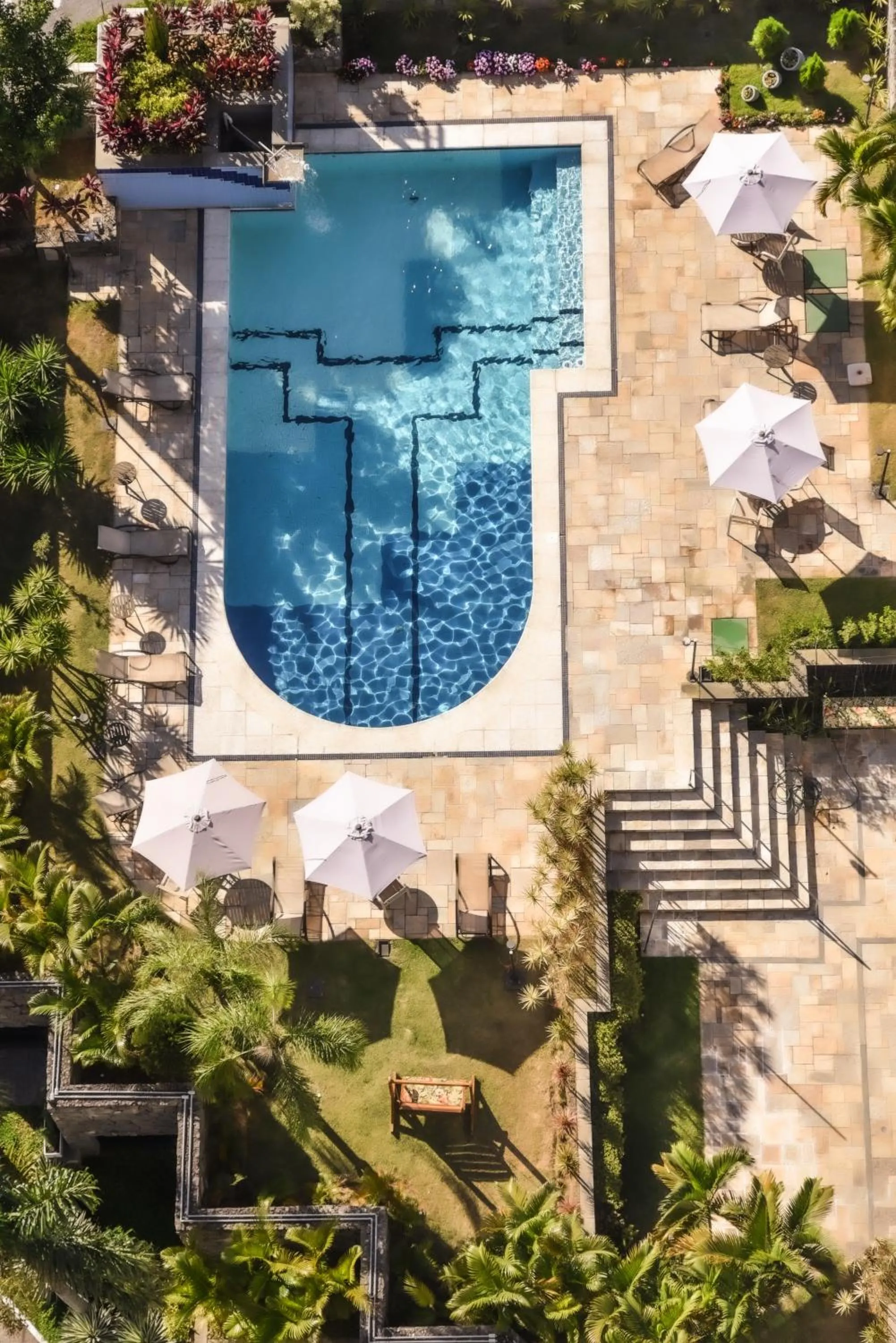 Swimming pool in Plaza Inn Small Town Flat