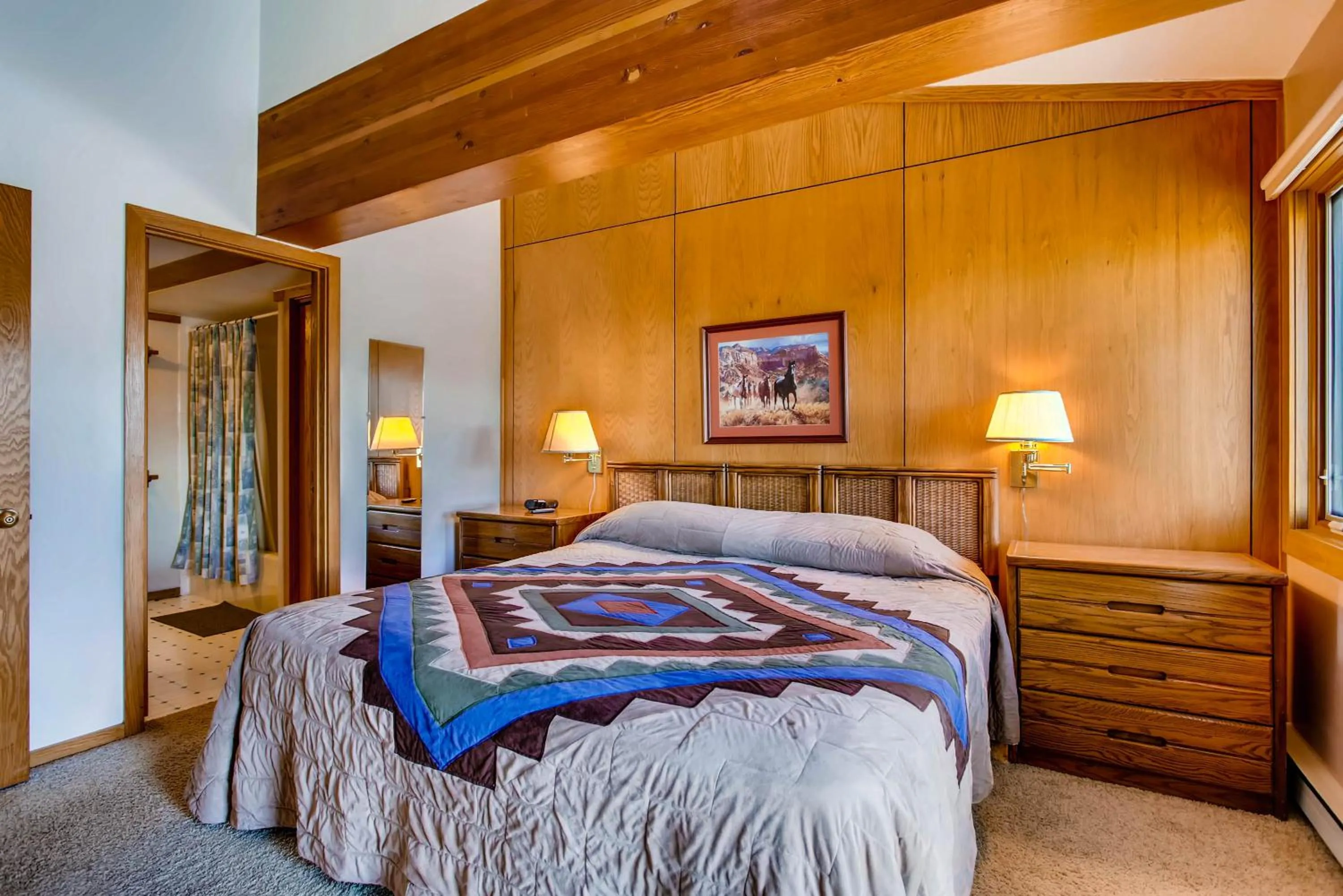 Bed in The Plaza Condominiums by Crested Butte Mountain Resort