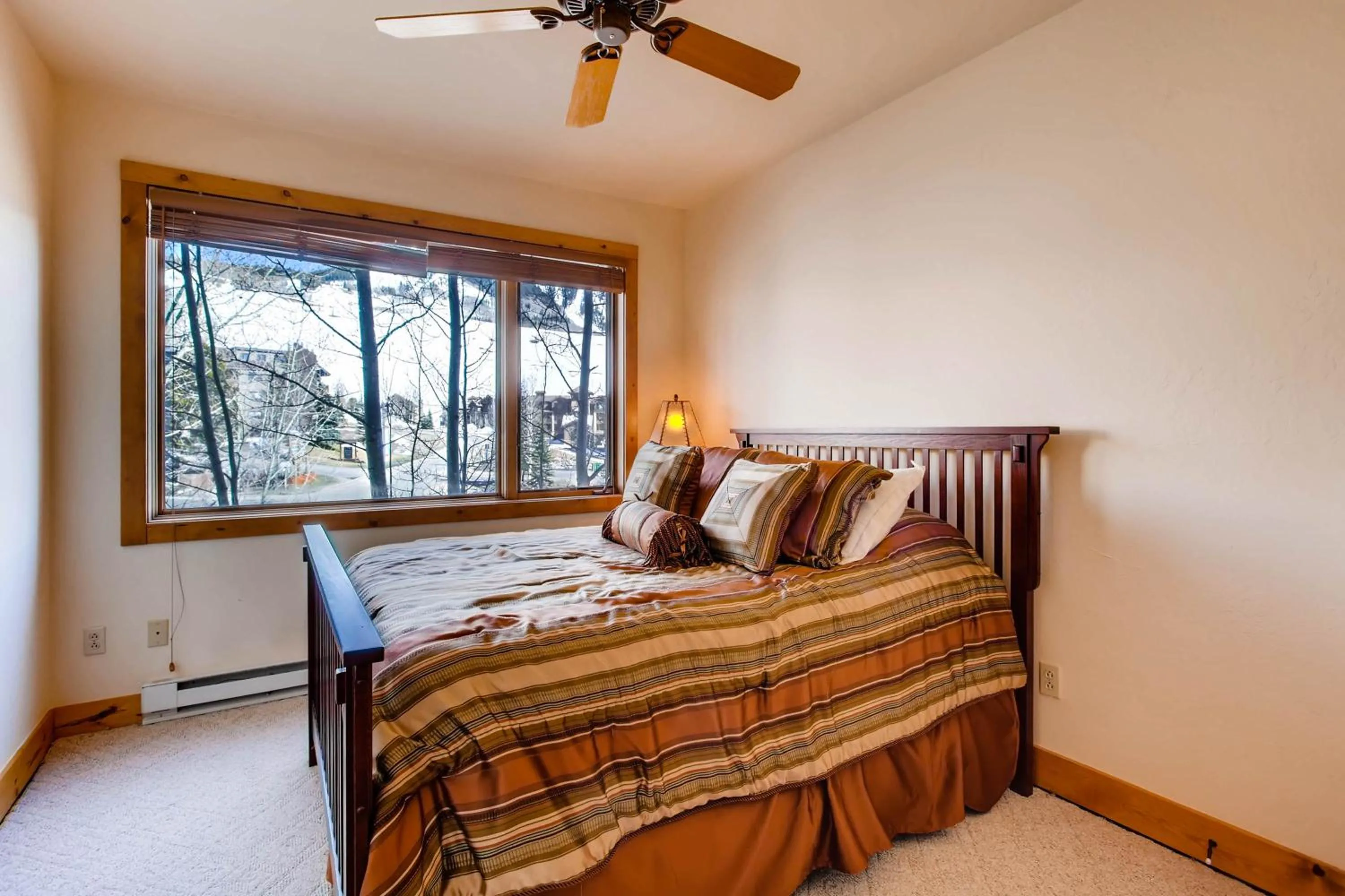 Bed in The Plaza Condominiums by Crested Butte Mountain Resort