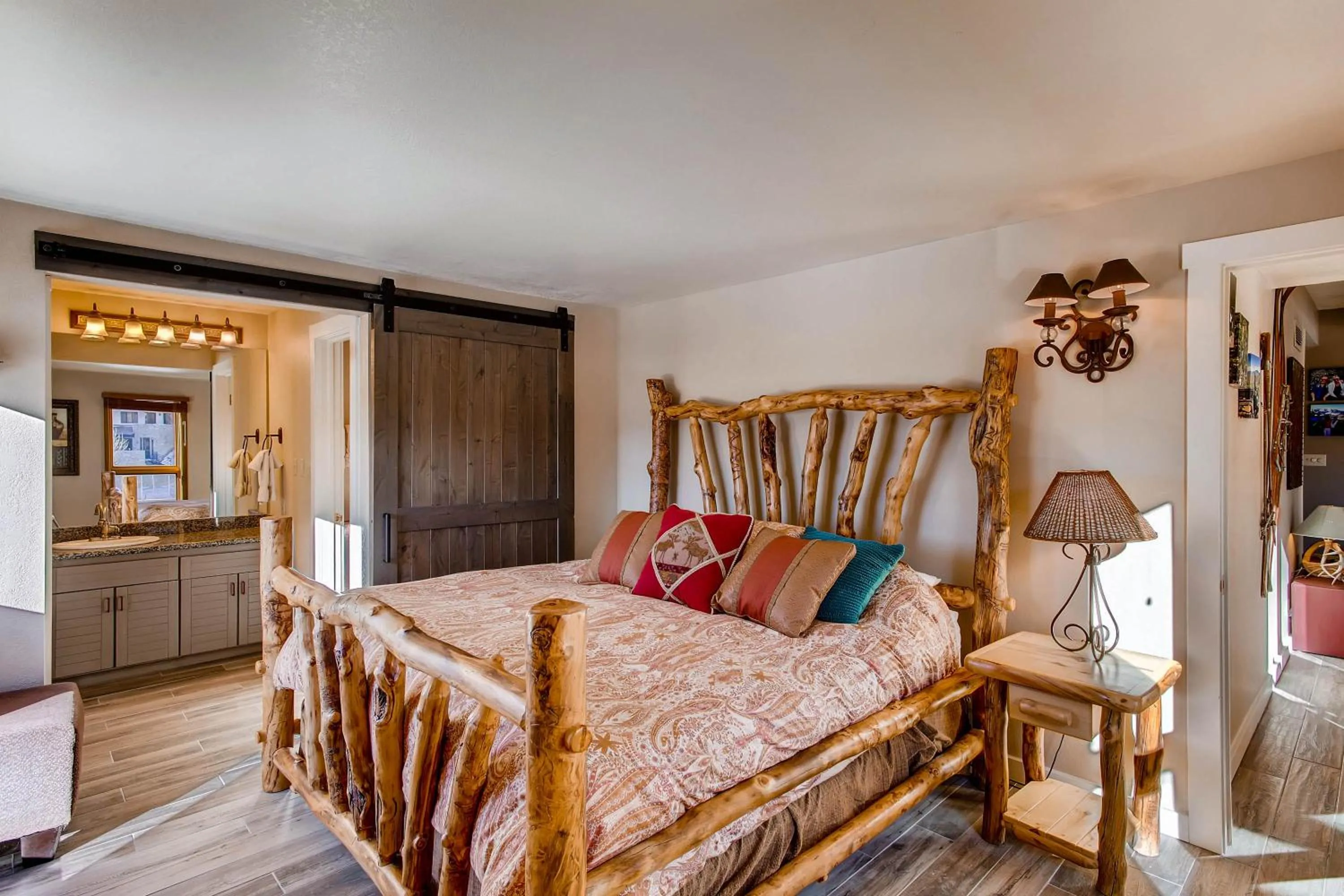 Bed in The Plaza Condominiums by Crested Butte Mountain Resort