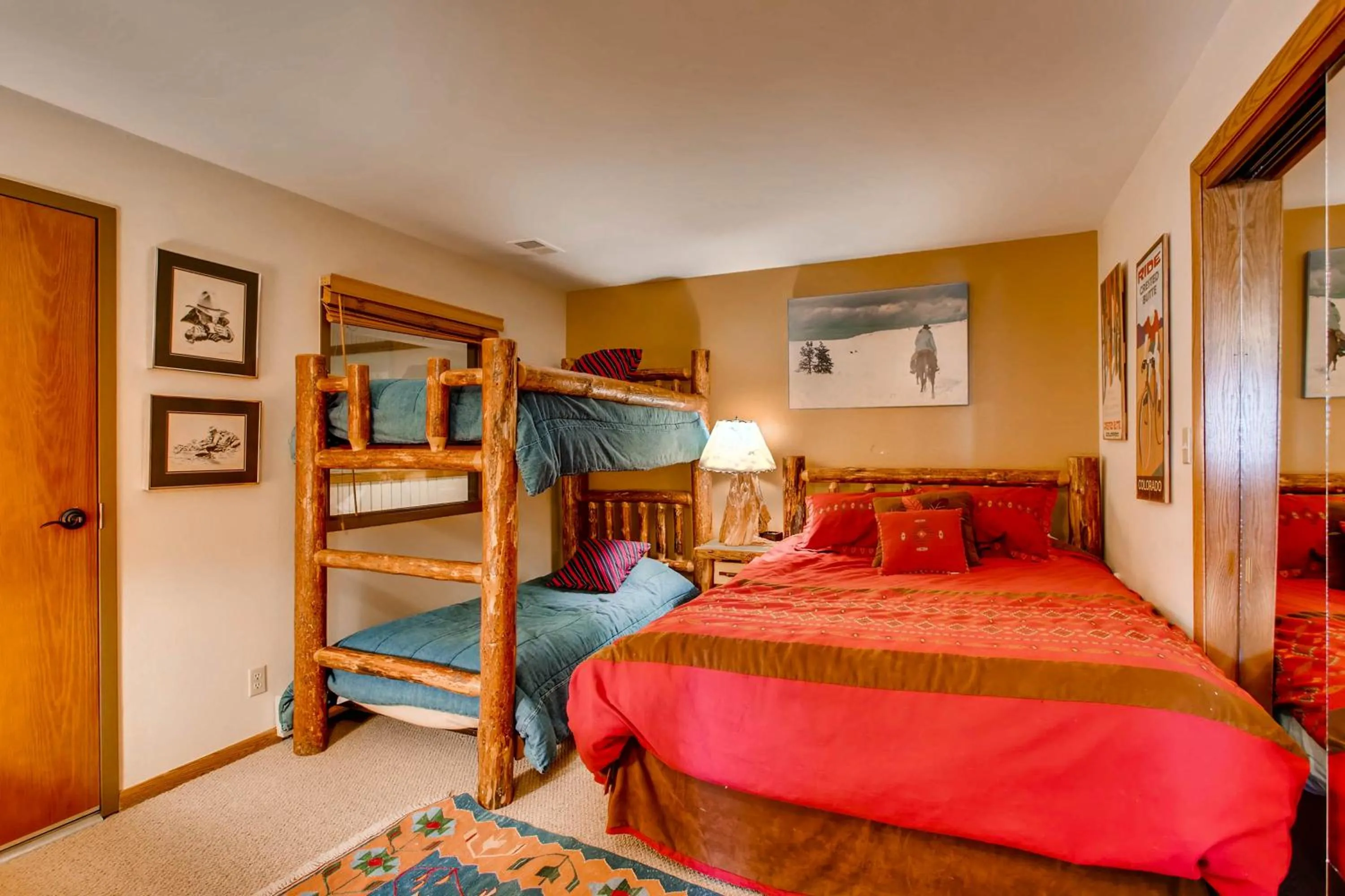 Bed in The Plaza Condominiums by Crested Butte Mountain Resort