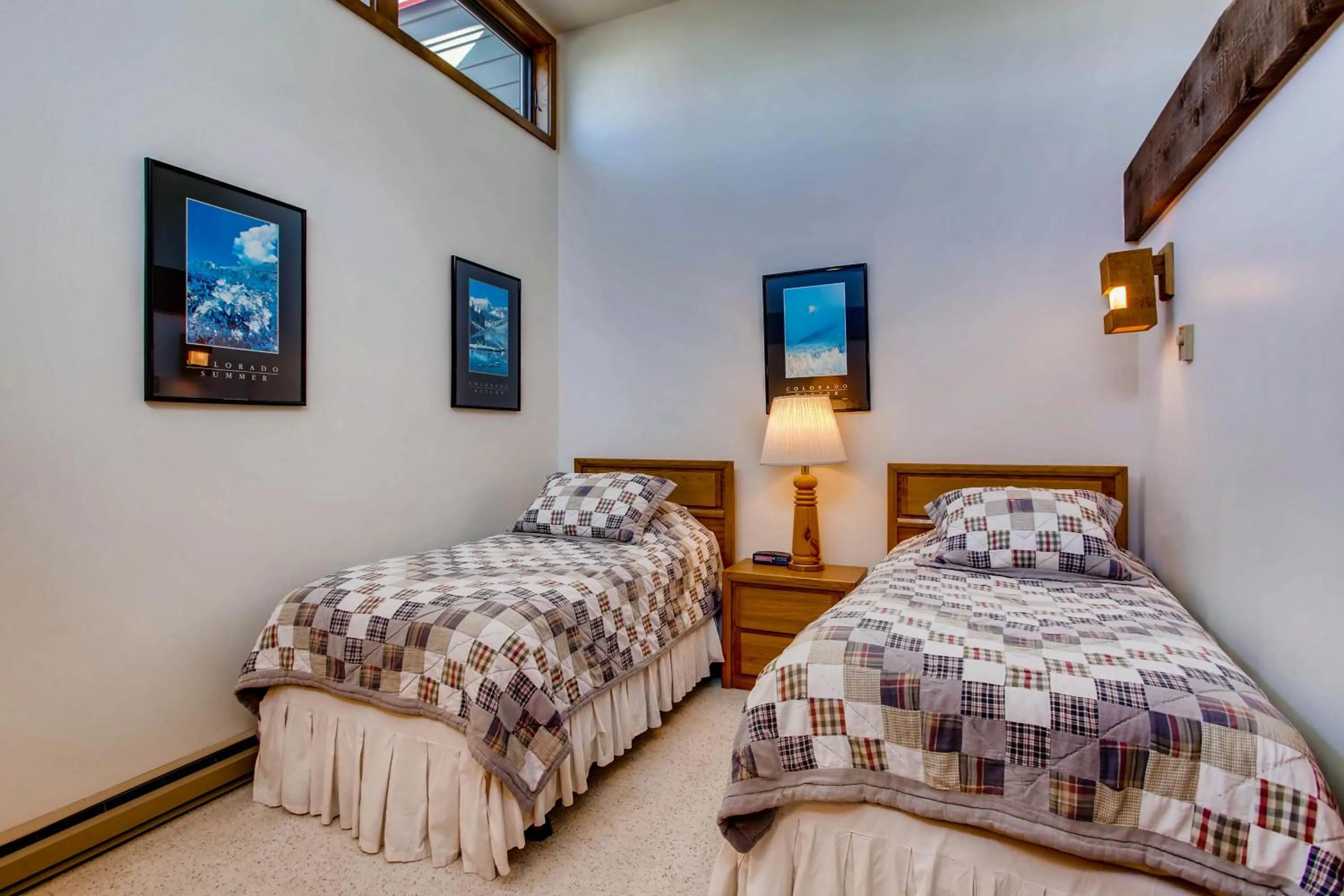 Bed in The Plaza Condominiums by Crested Butte Mountain Resort