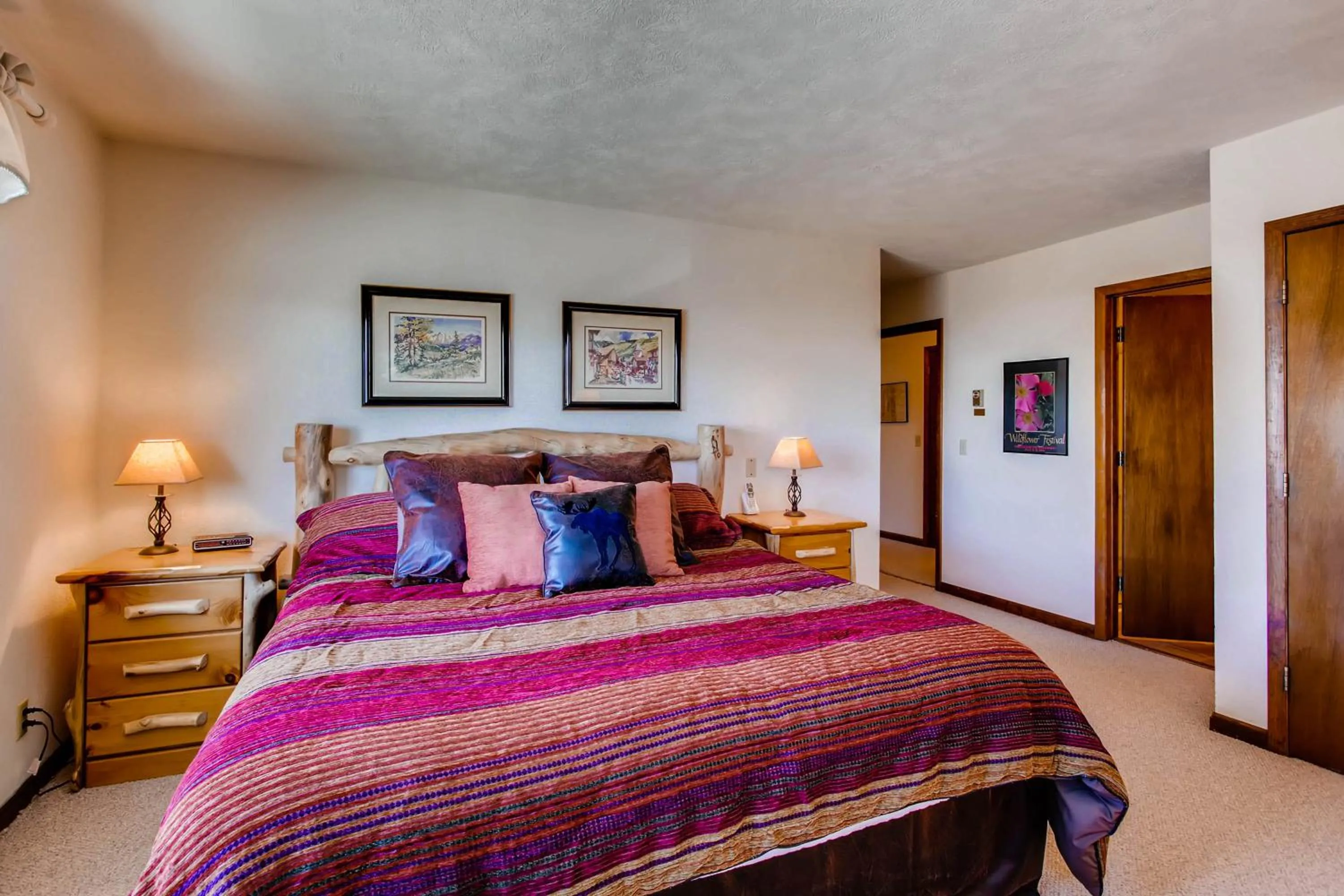 Bed in The Plaza Condominiums by Crested Butte Mountain Resort