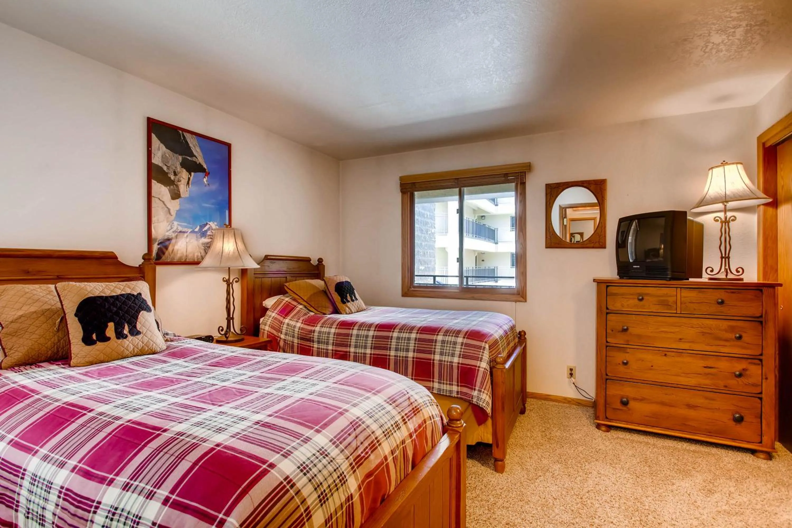 Bed in The Plaza Condominiums by Crested Butte Mountain Resort