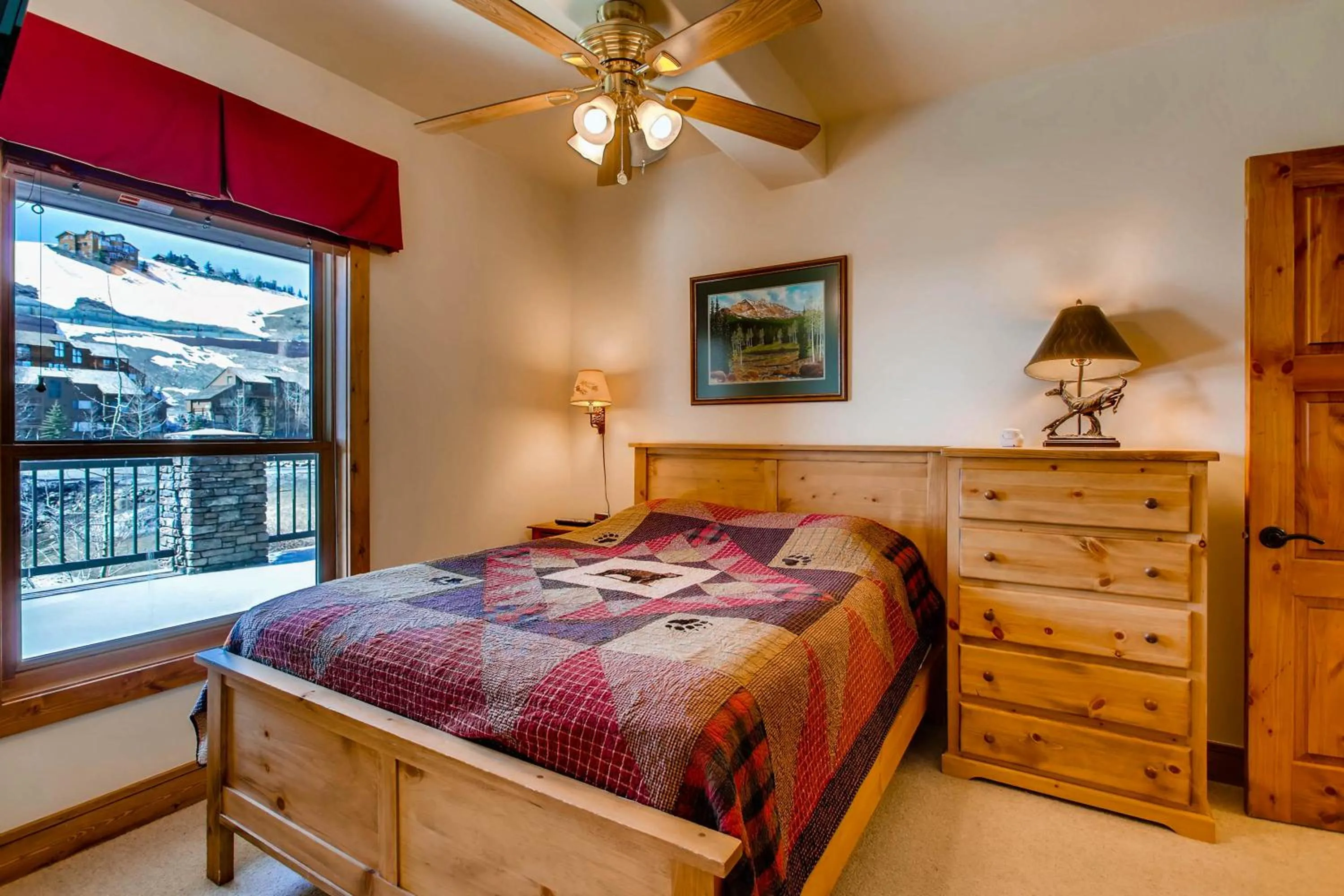Bed in The Plaza Condominiums by Crested Butte Mountain Resort