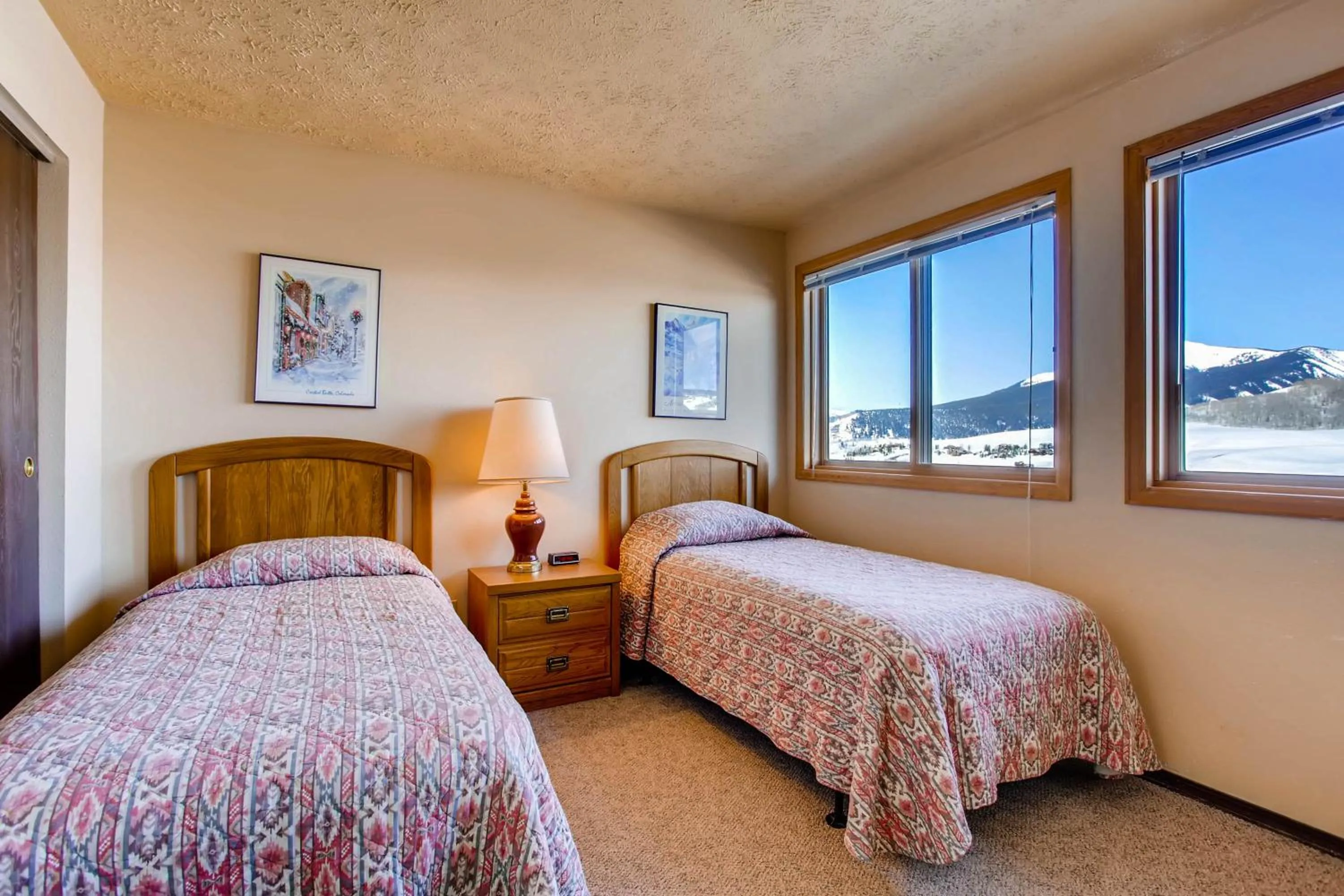 Bed in The Plaza Condominiums by Crested Butte Mountain Resort