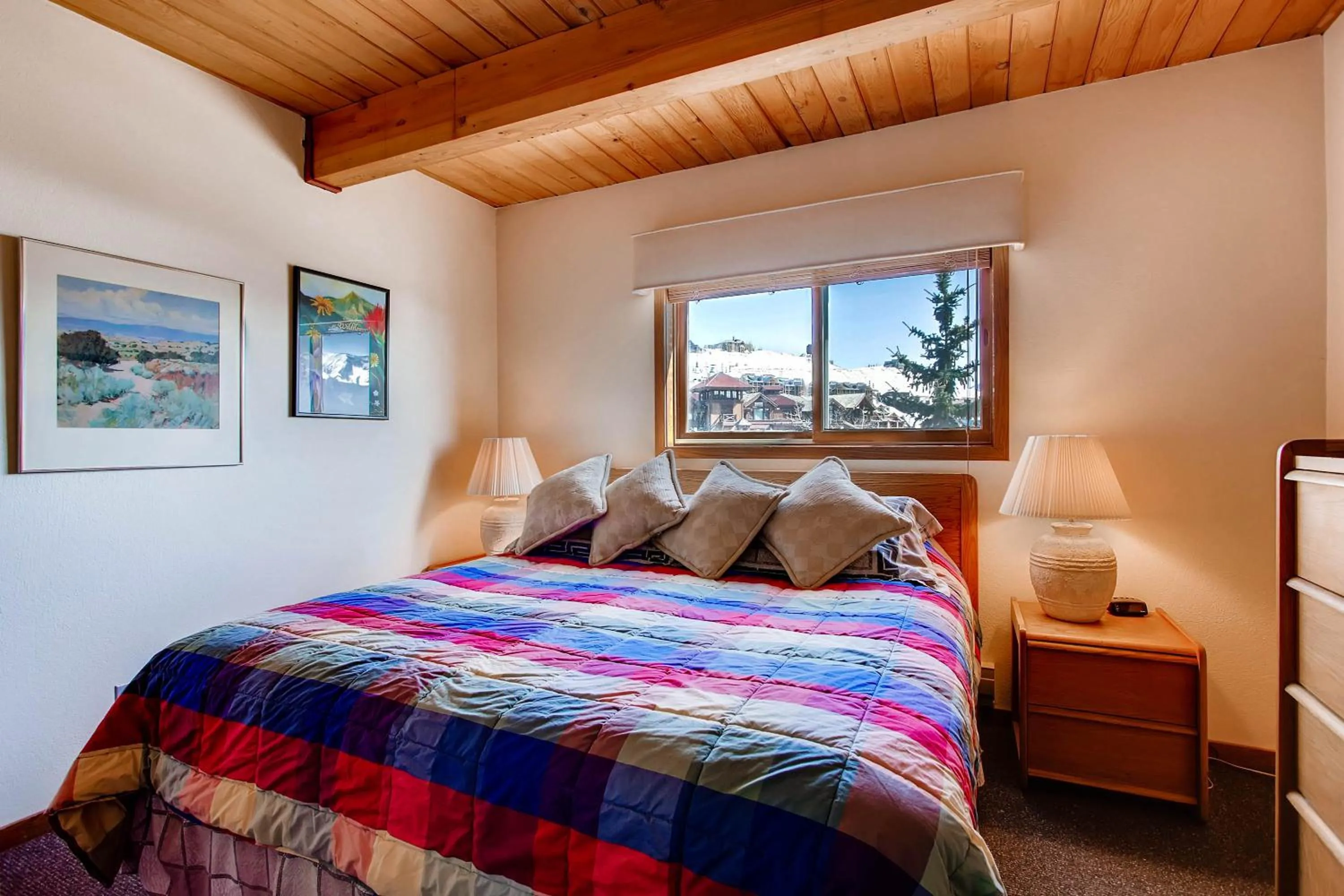 Bed in The Plaza Condominiums by Crested Butte Mountain Resort